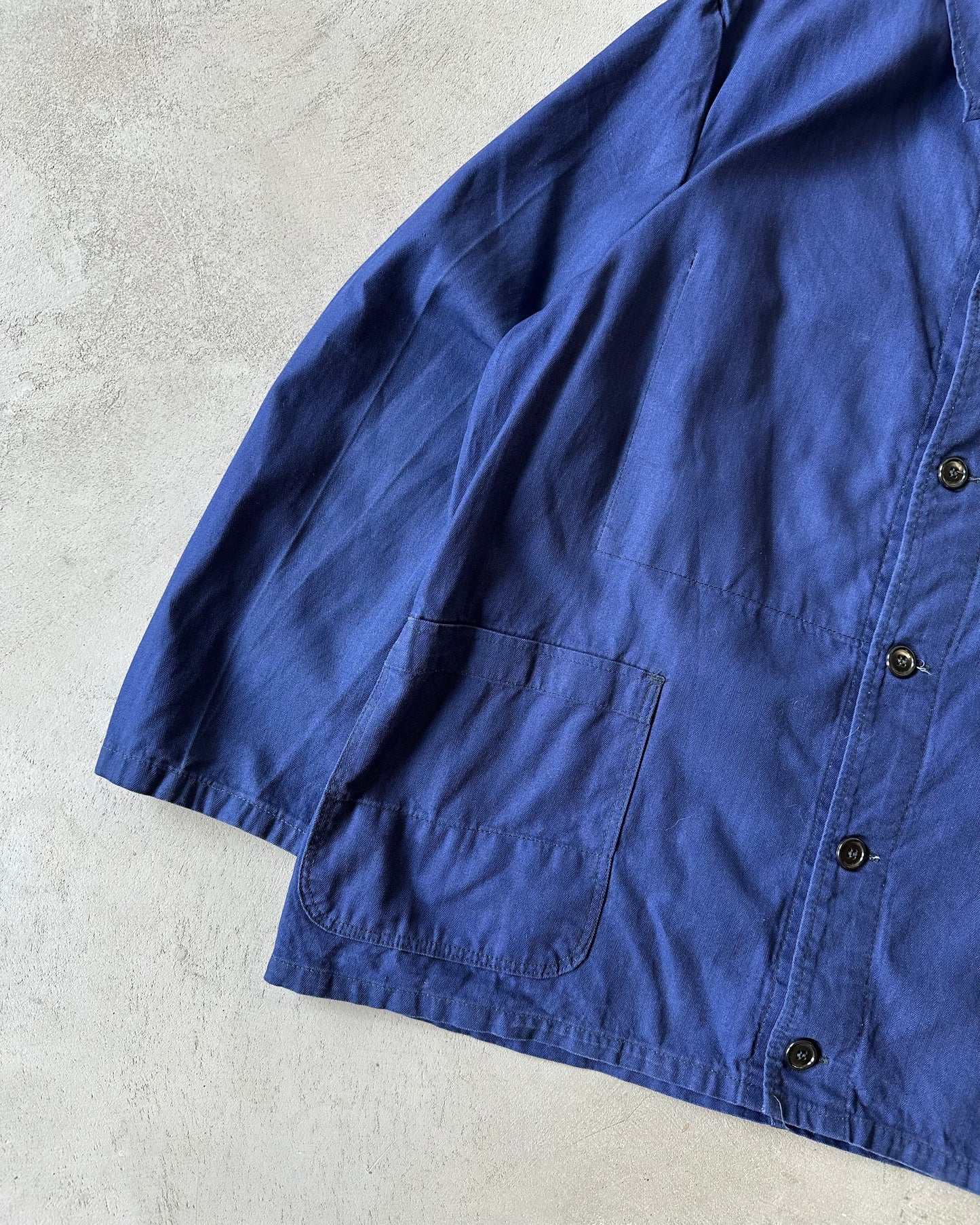 1970s - Blue HBT German Chore - XL