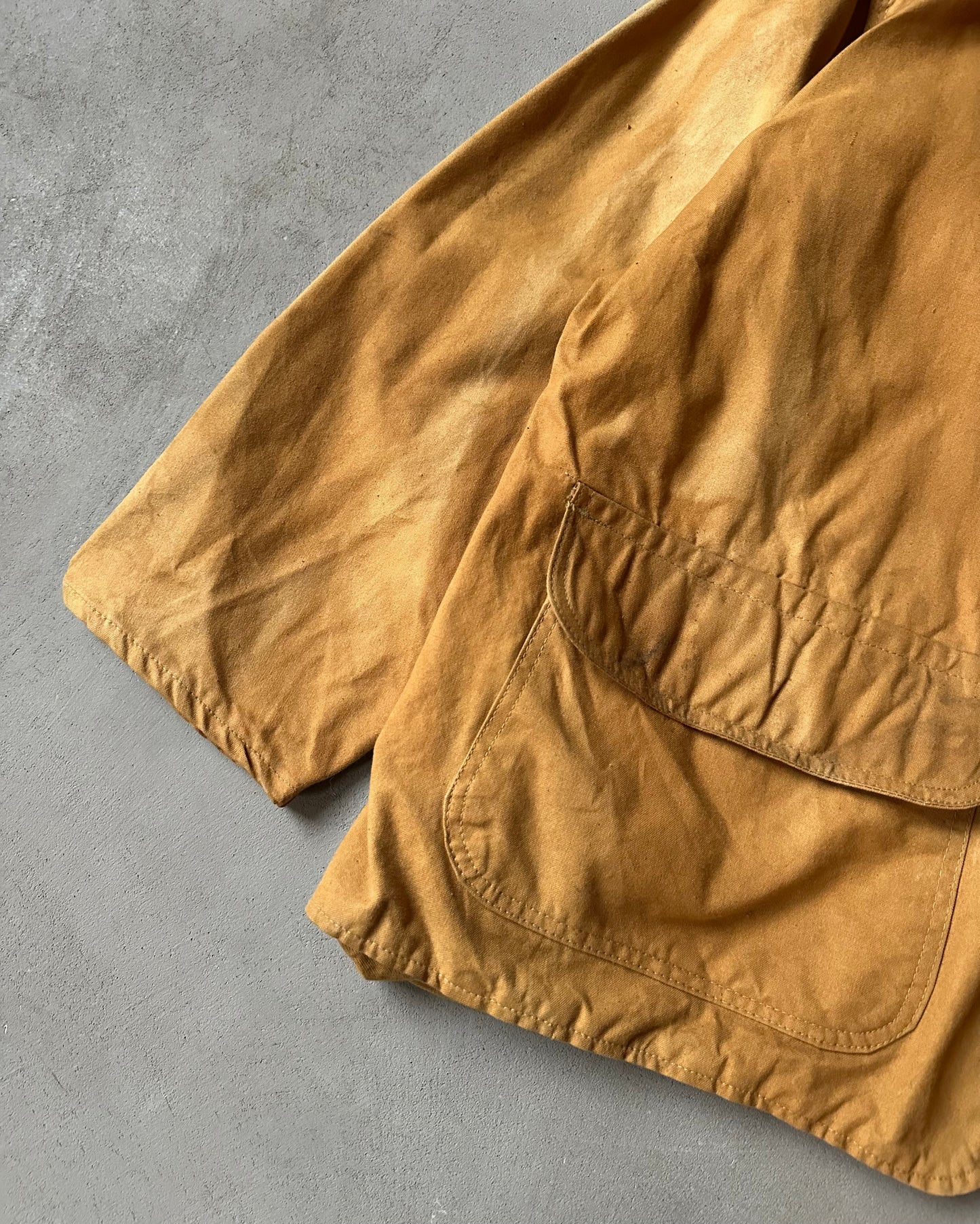 Années 1970 - Manteau de chasse Fat Duck Black Sheep délavé - L/XL