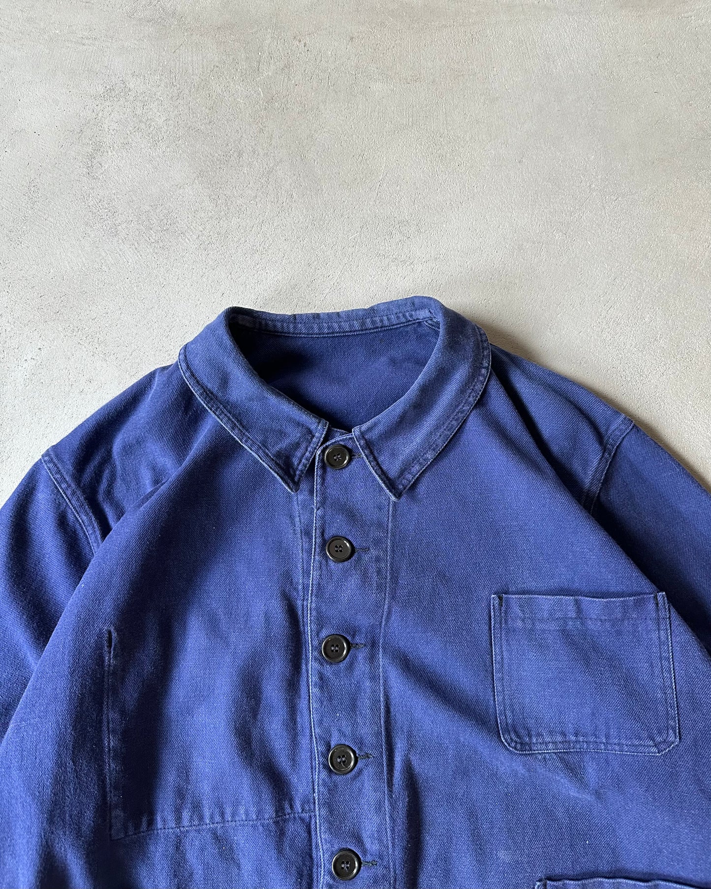 1960s - Navy Cropped French Chore - S/M