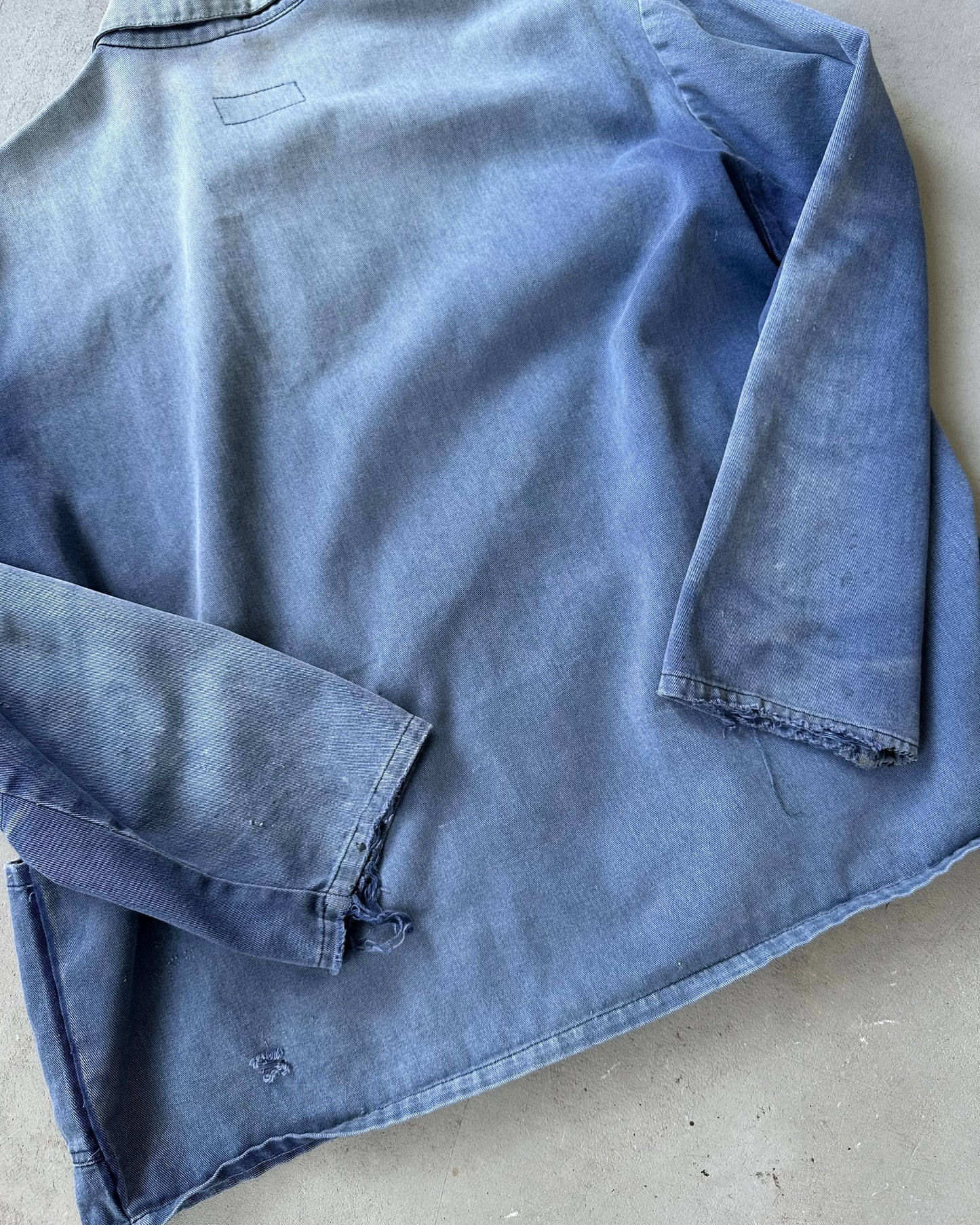 1980s - Distressed Blue French Chore - L/XL