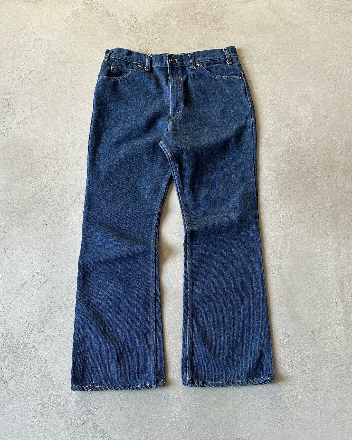 1980s - Plain Pocket Bootcut Jeans - 34x31