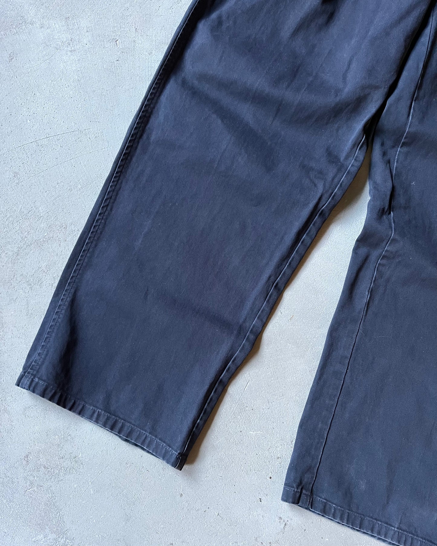 1990s - Distressed Navy Polo Chinos - 34x31