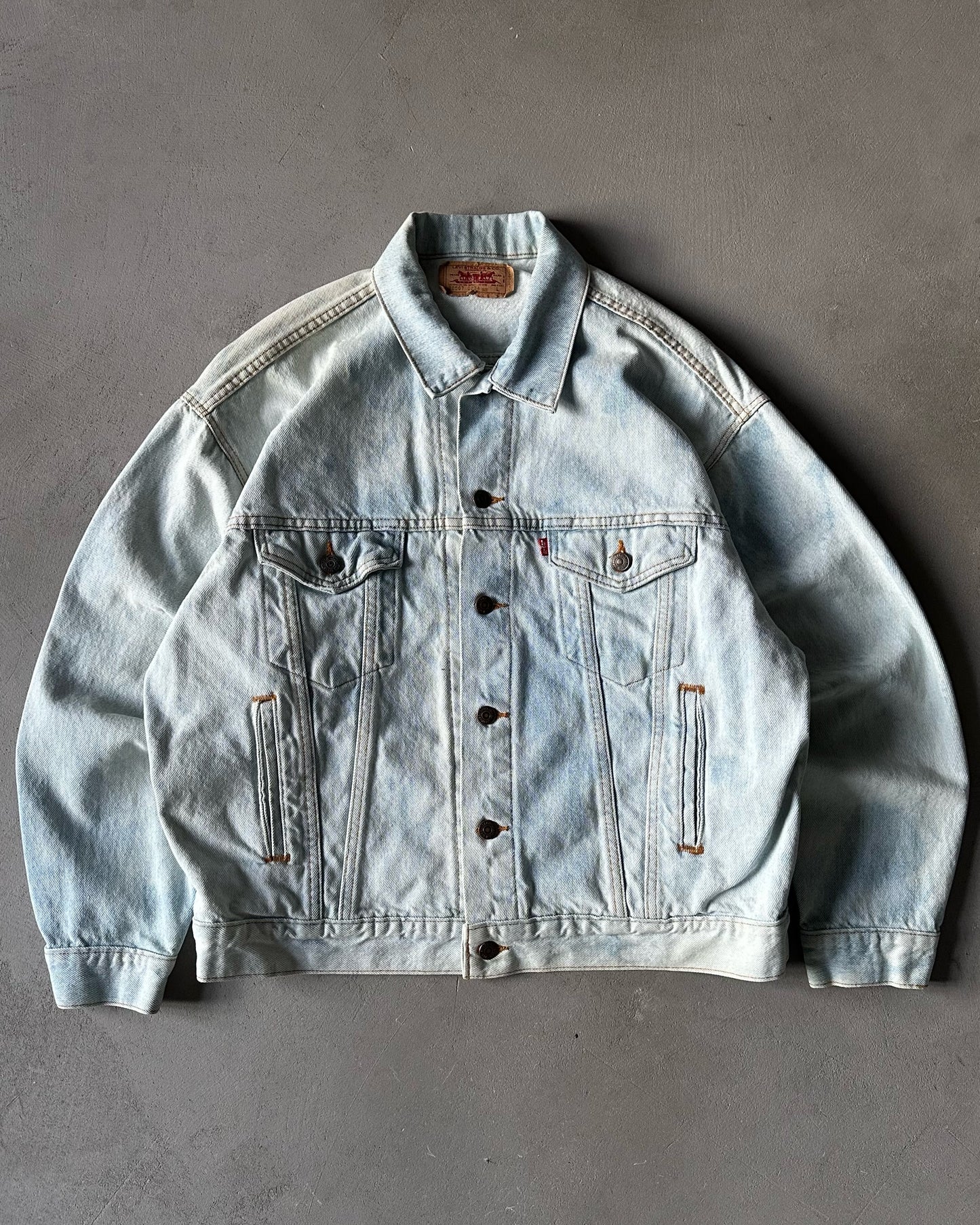 1980s - Lightwash Levi's Type III Jeans Jacket - L