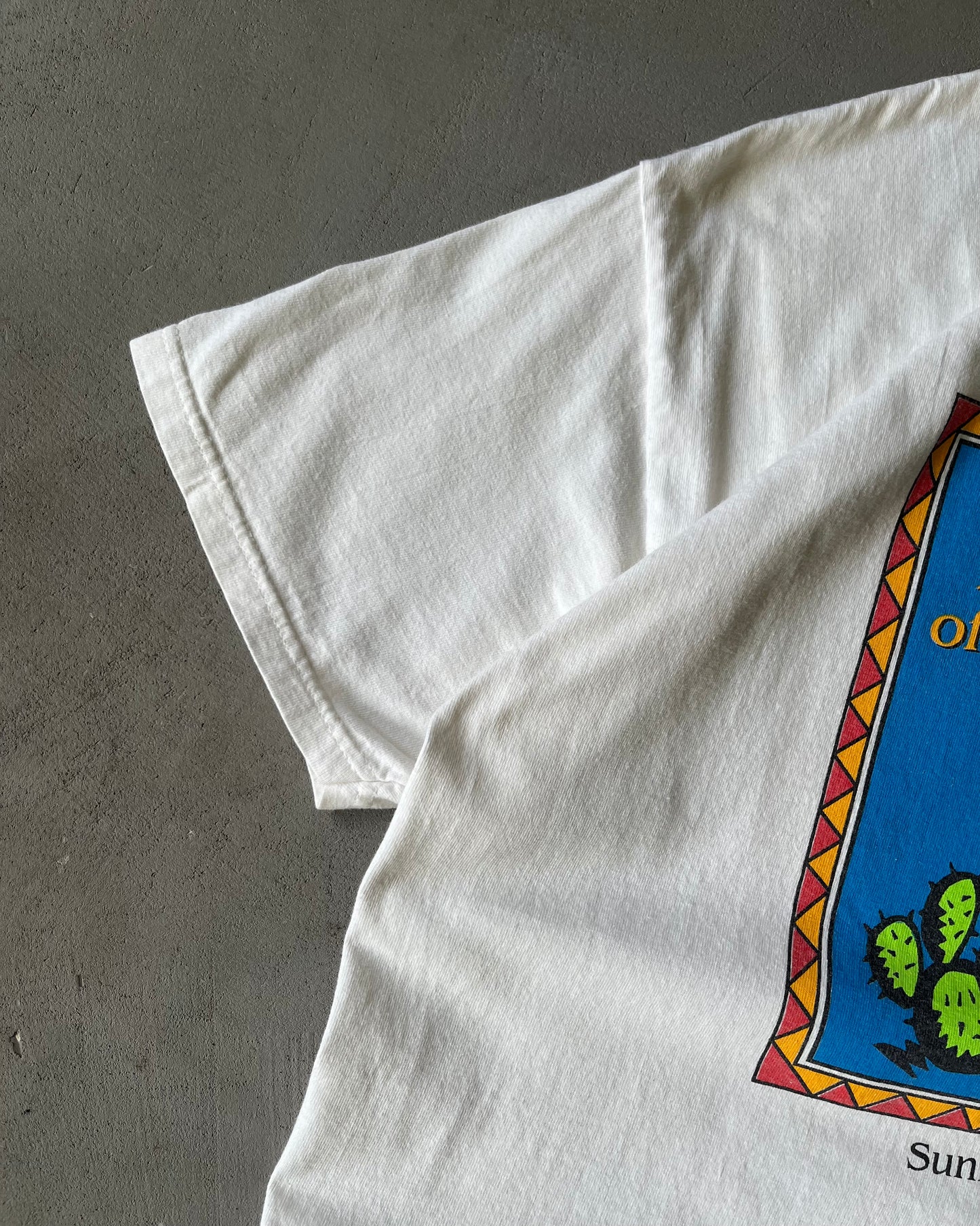 1990s - White Respect T-Shirt - L