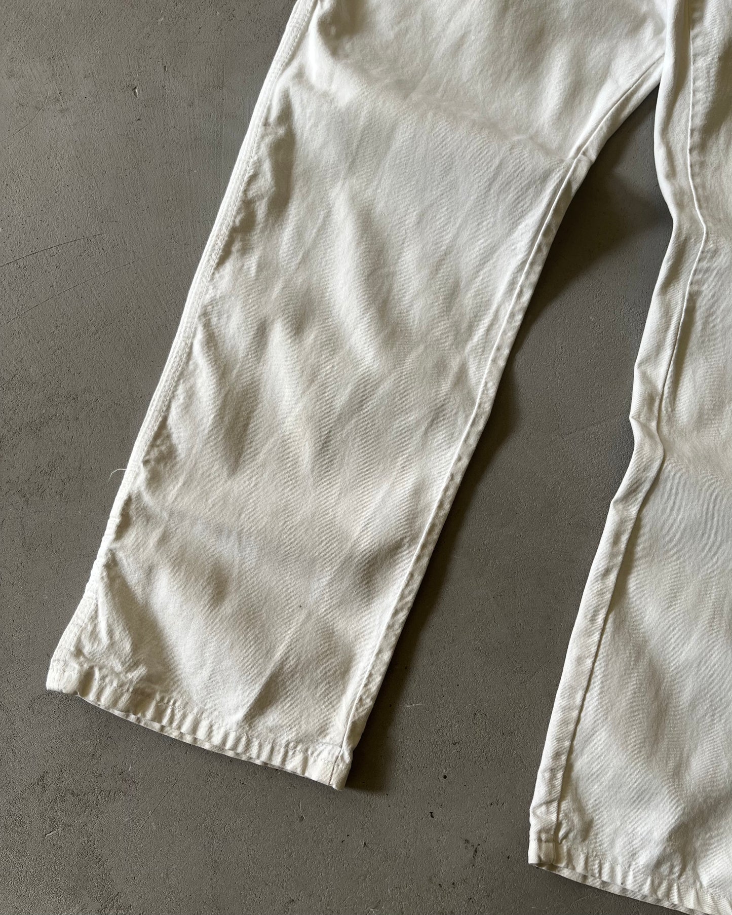 2000s - White Dickie's Painter Pants - 34x31