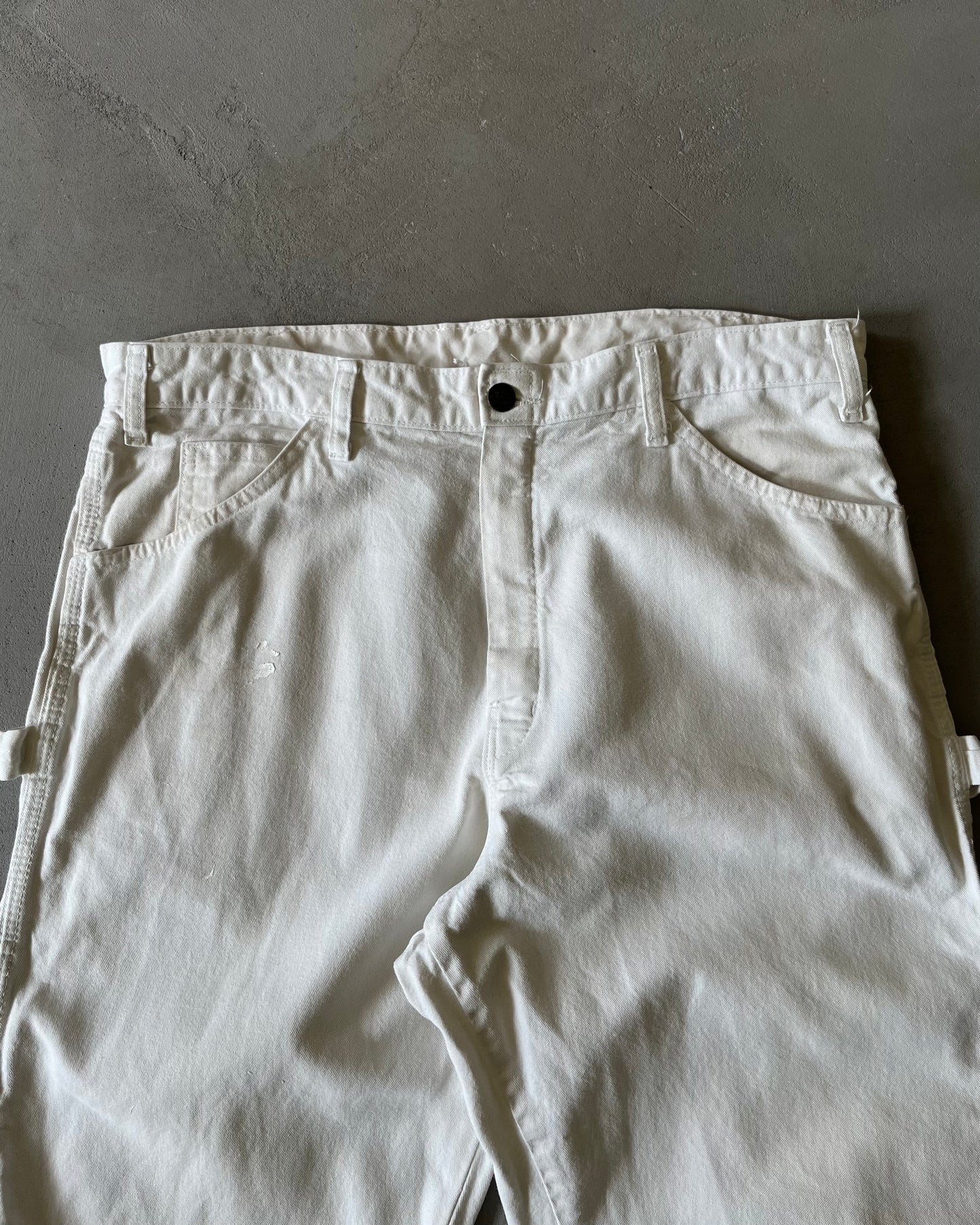 2000s - White Dickie's Painter Pants - 34x31