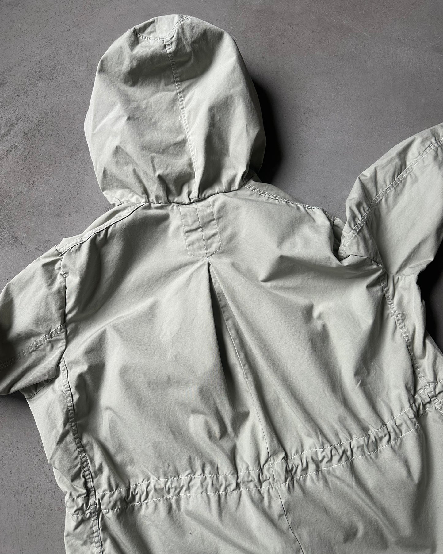 1970s - Light Grey Military Euro Parka - XL