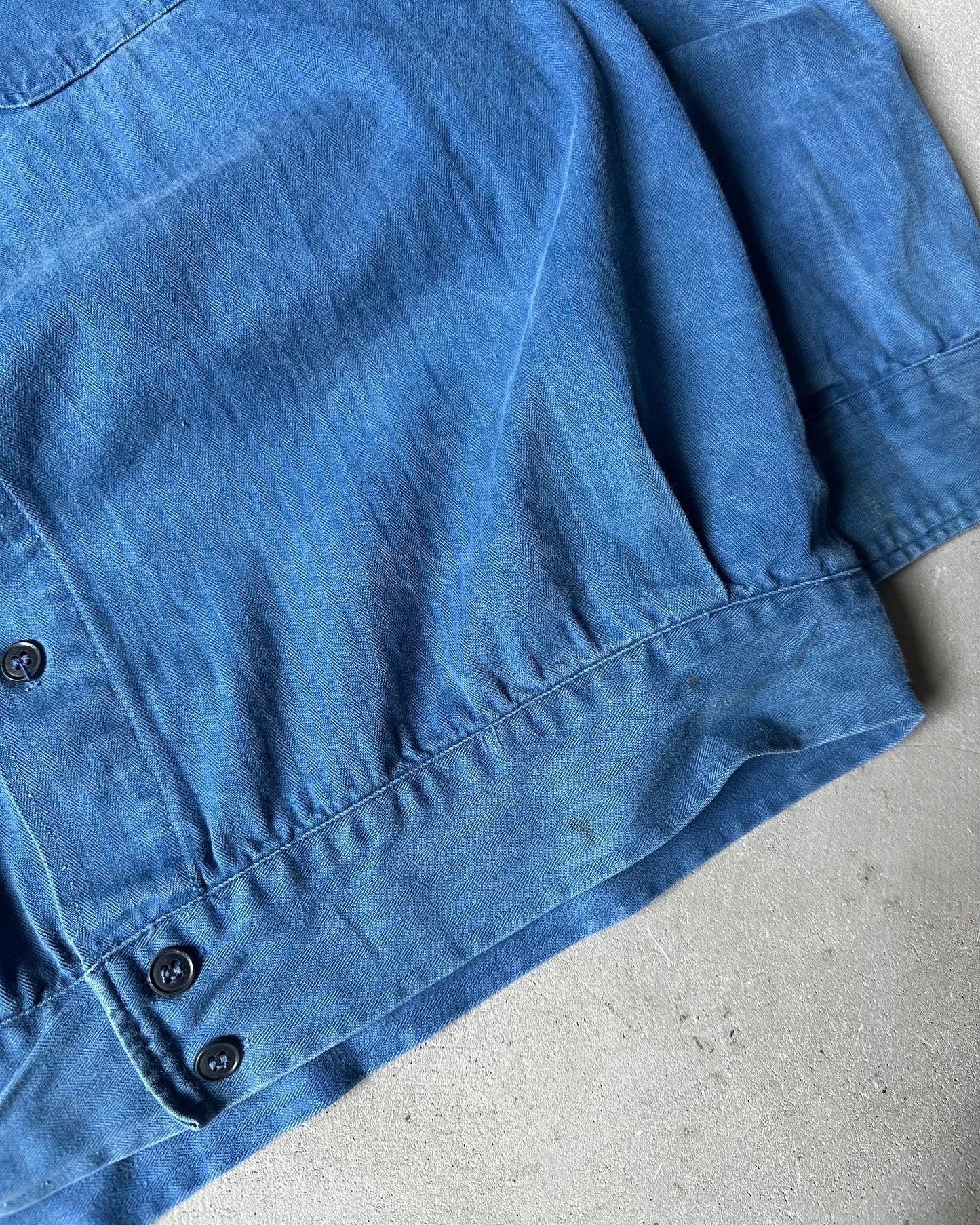 1970s - Blue HBT Euro Chore - L
