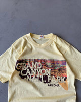 1980s - Baby Yellow "Grand Canyon" T-Shirt - XS