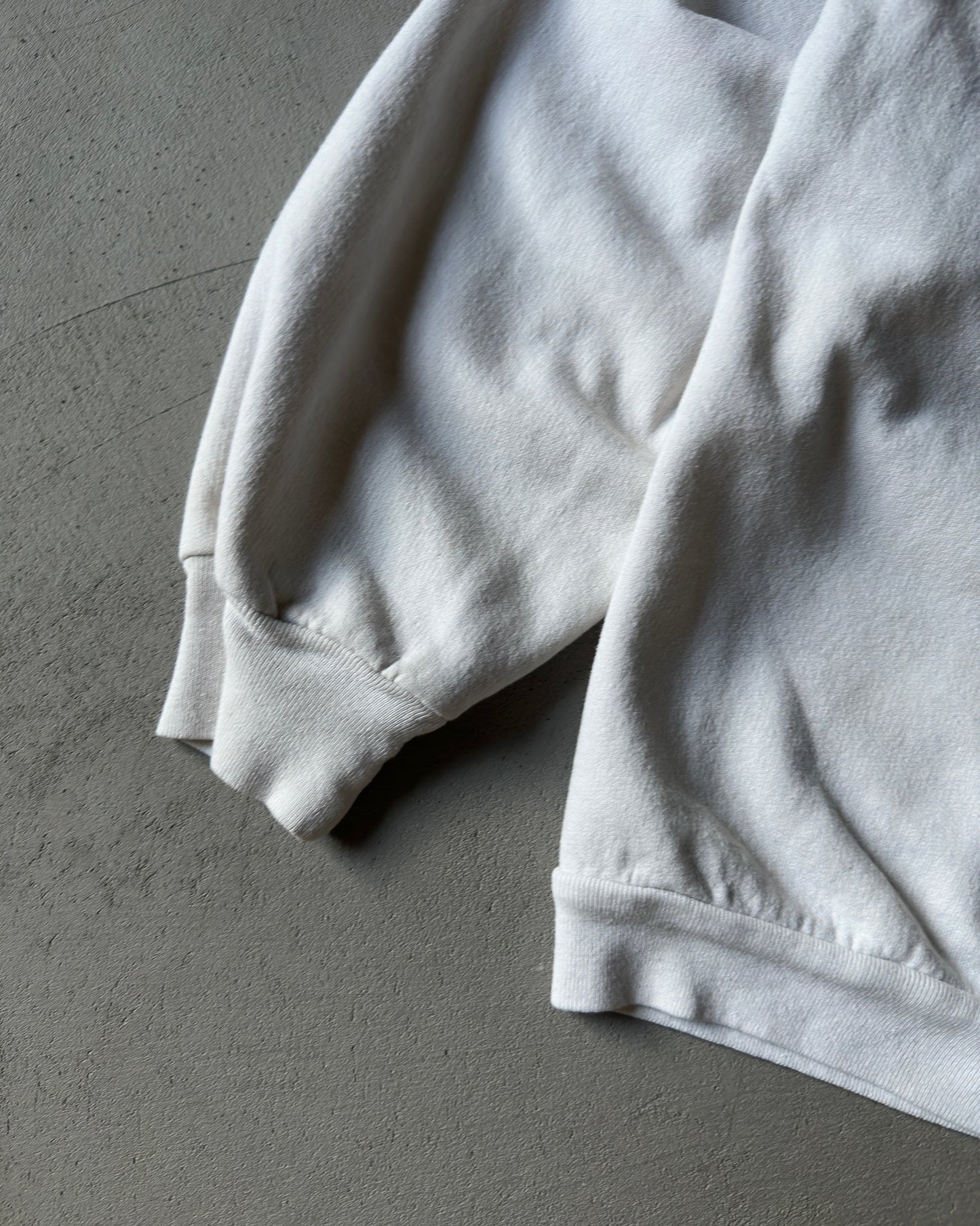 1980s - White "SAFE SEX" Crewneck - S/M