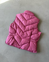1990s - Pink Eddie Bauer Puffer Vest - (W)XL