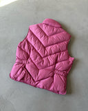 1990s - Pink Eddie Bauer Puffer Vest - (W)XL