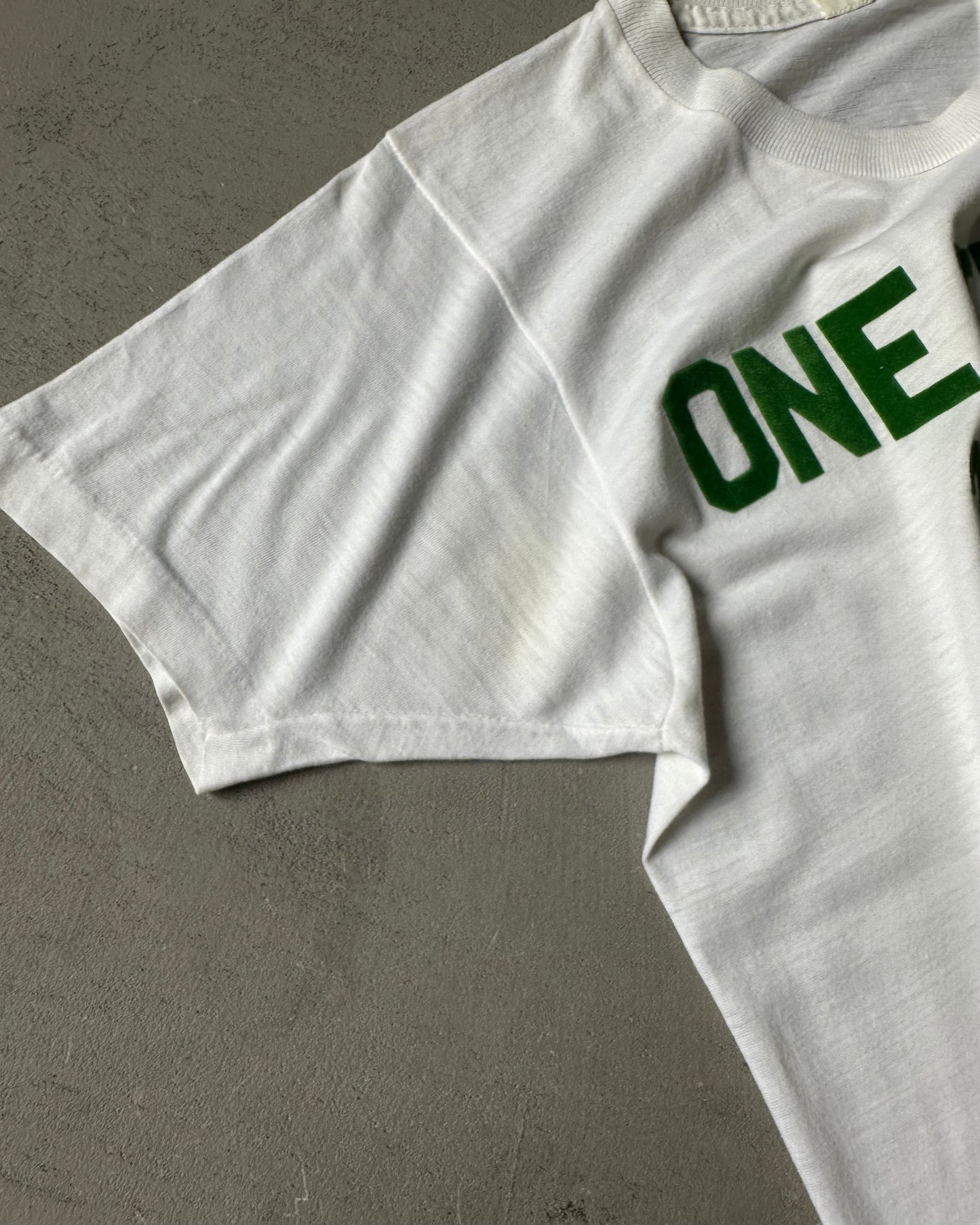 1970s - White One Third 364 T-Shirt - XS
