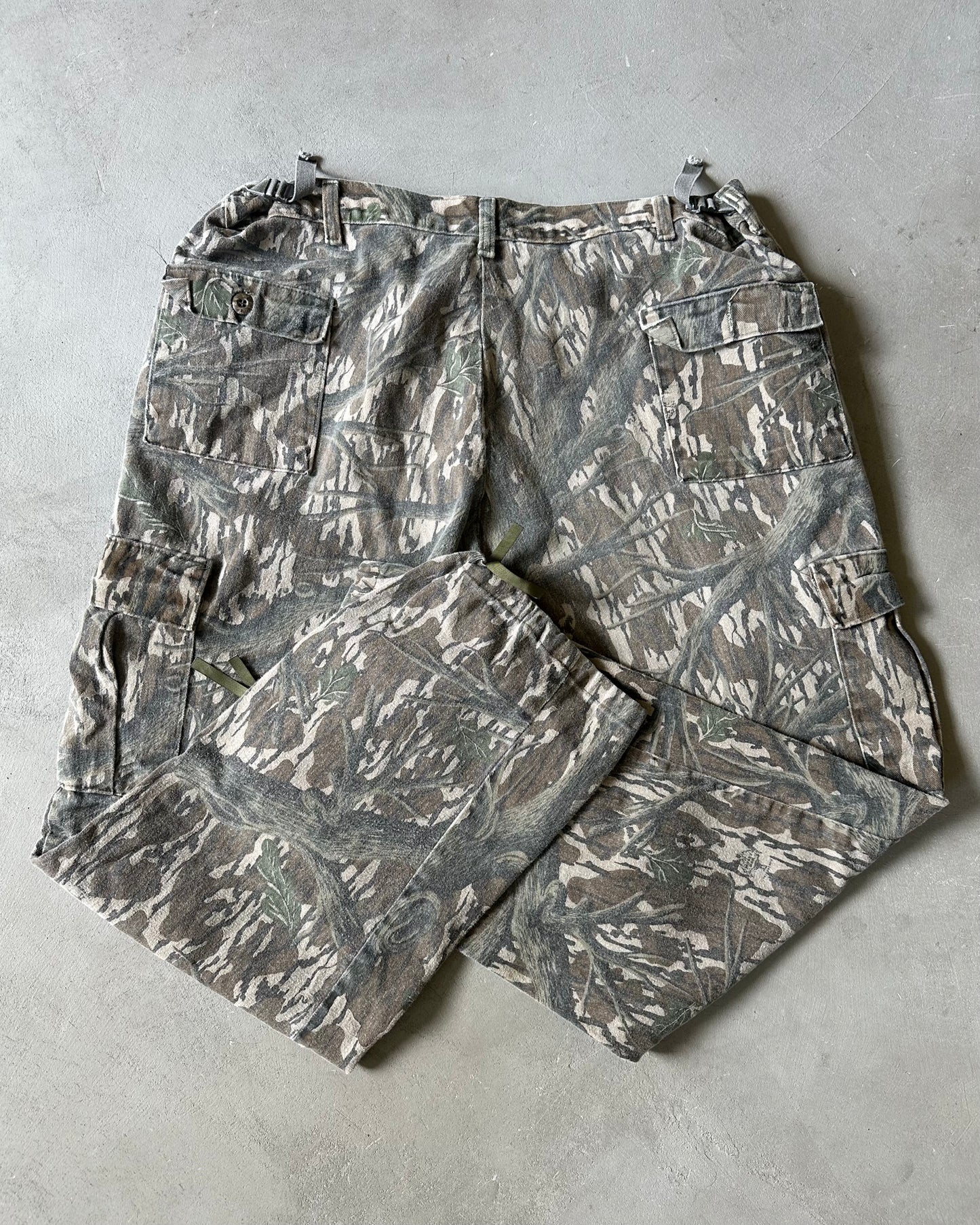 1990s - Camo Cargo Pants - XXL