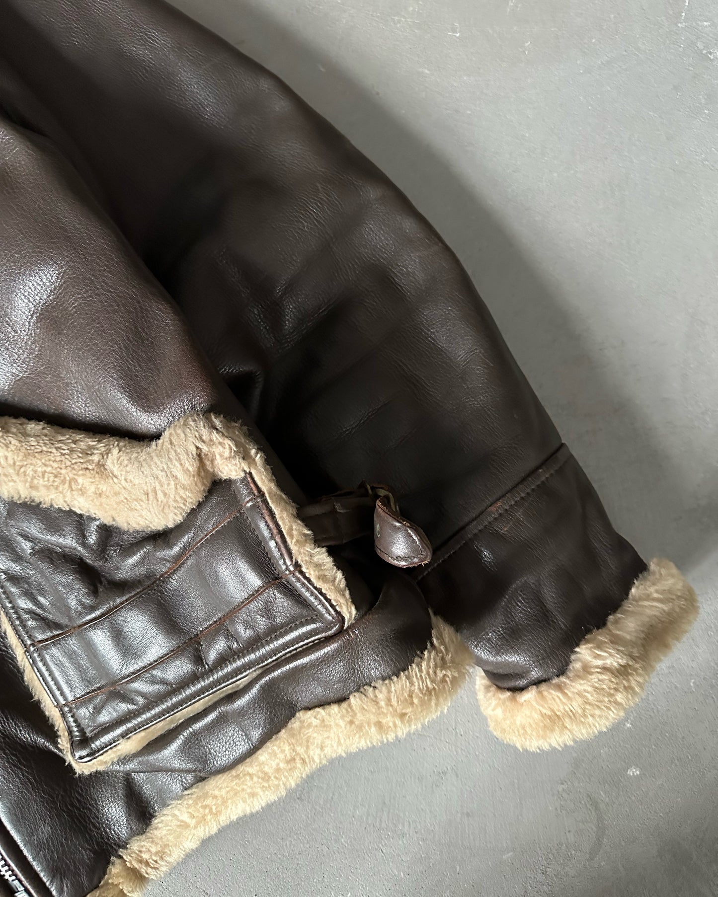 1970s - Dark Brown Leather Jacket - 44