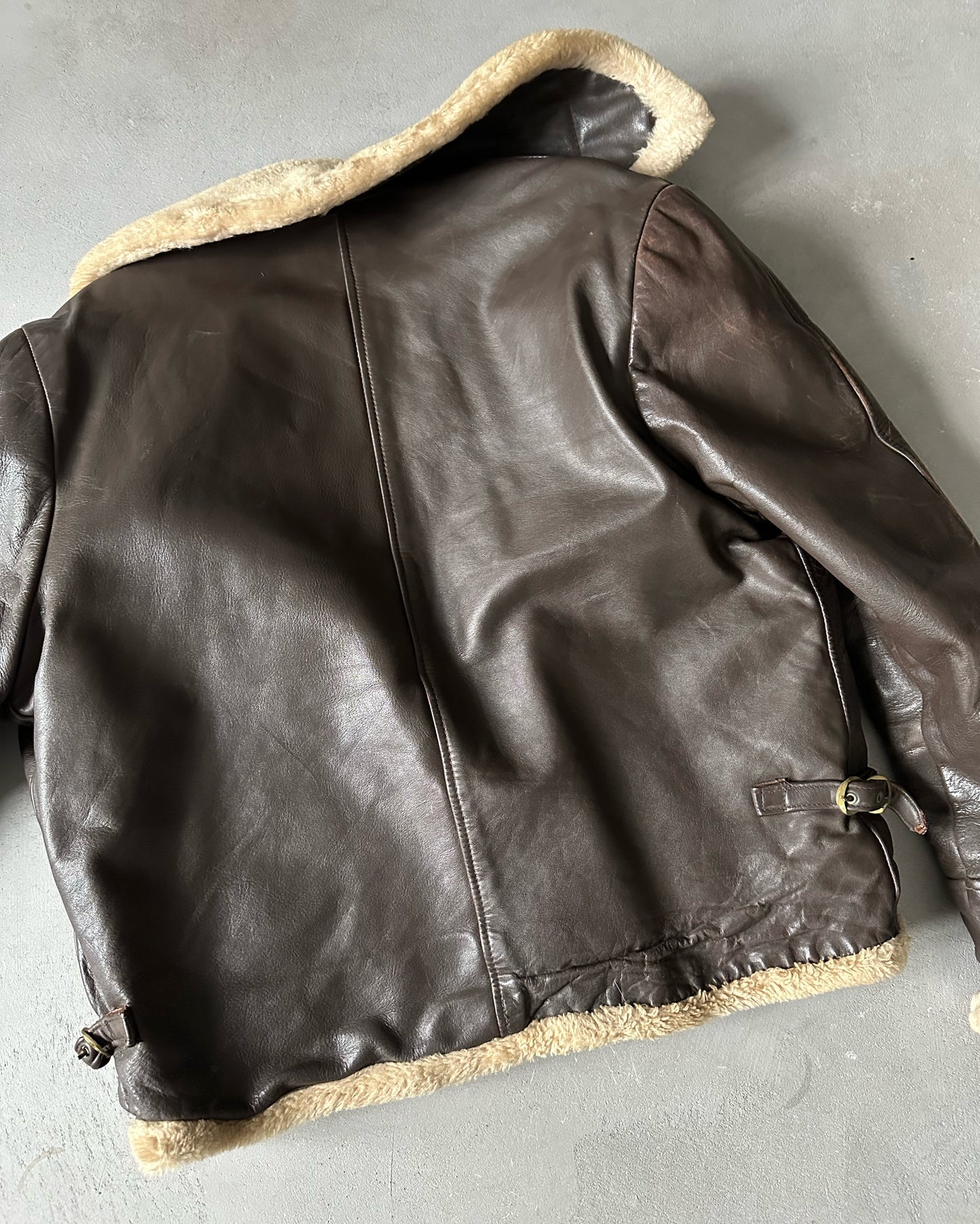 1970s - Dark Brown Leather Jacket - 44