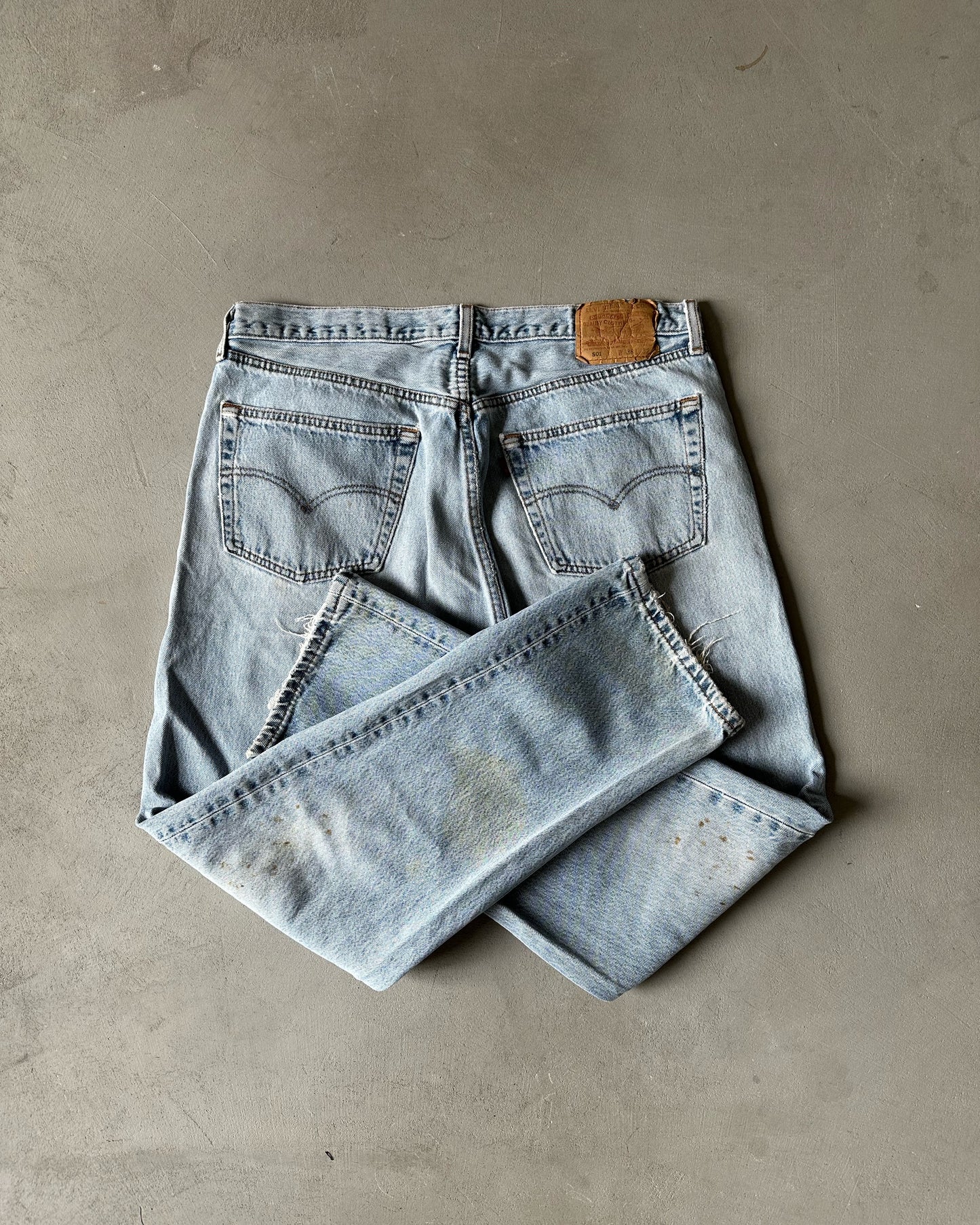 1990s - Distressed Levi's 501 Jeans - 36x30