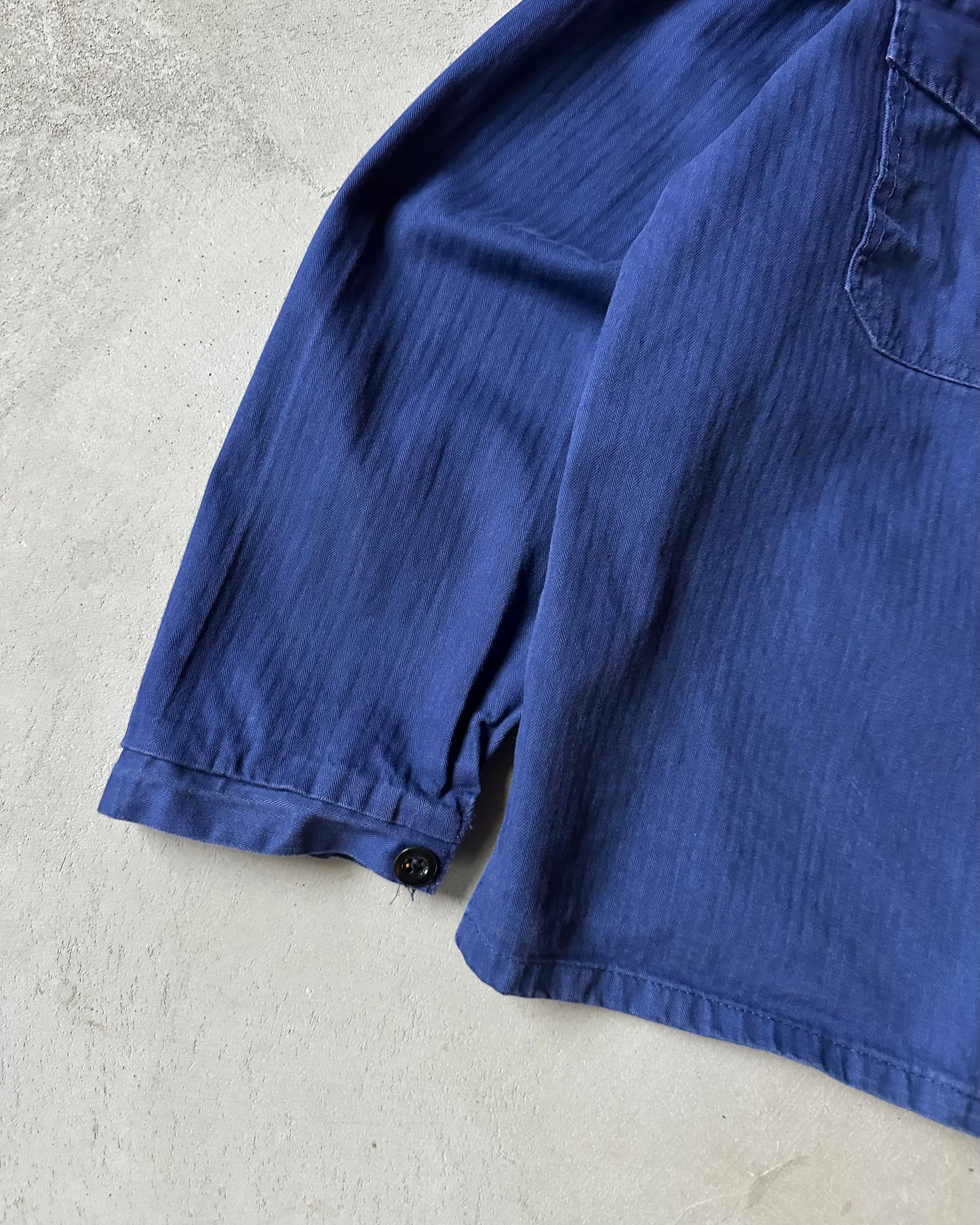 1980s - Blue Euro HBT Chore - L