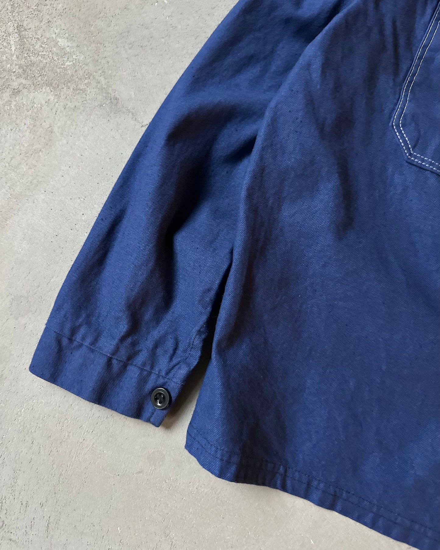 1970s - Blue Euro Work Overshirt - M