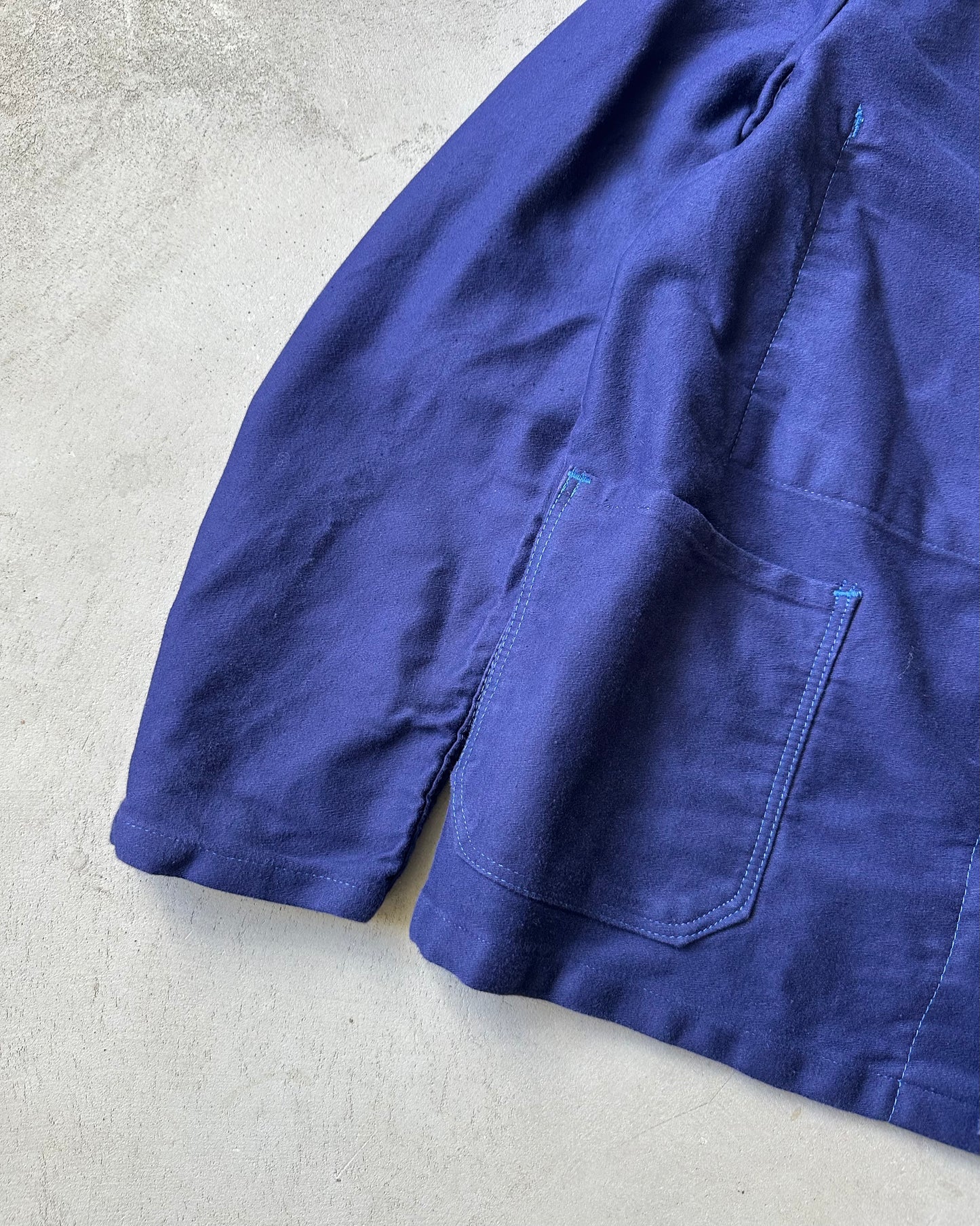 1970s - Blue Moleskin German Chore - M