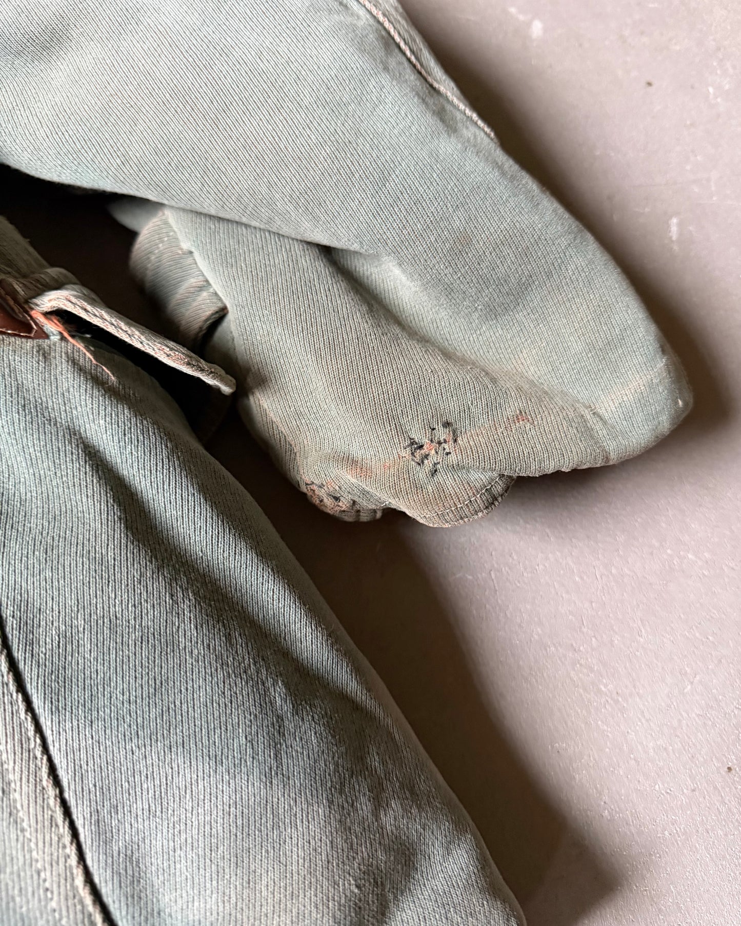 1950s - Distressed Green Alaska Storm Coat - M