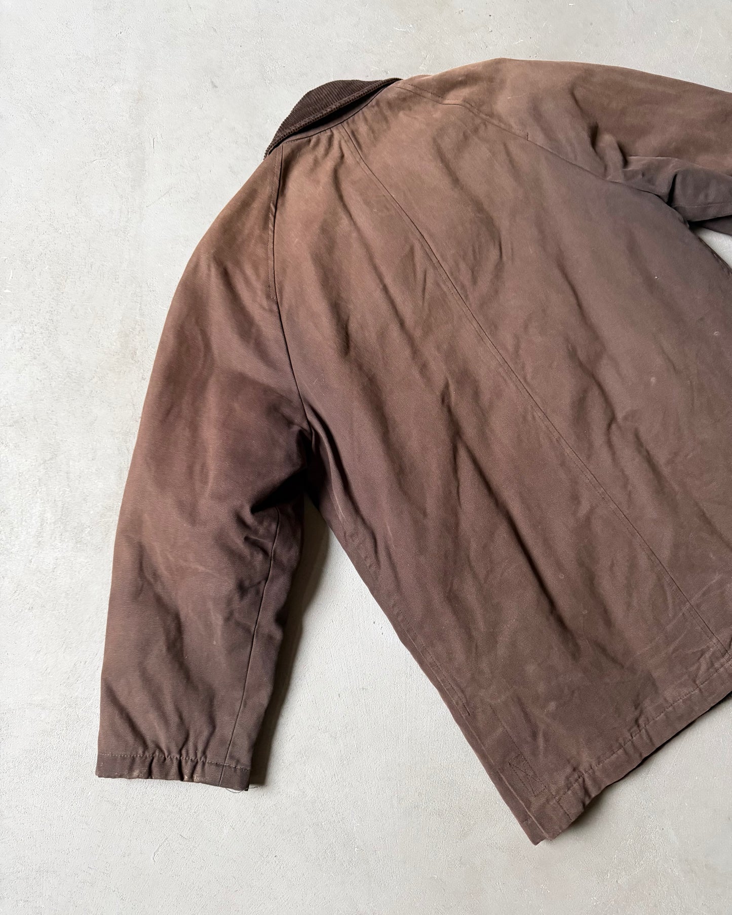 1990s - Faded Brown Burberrys’ Barn Coat - L