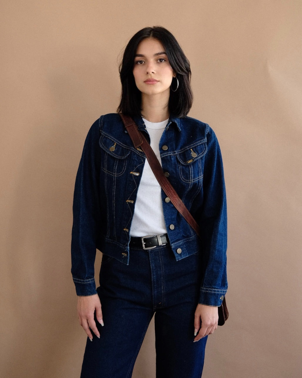 Années 80 - Blouson en jean LEE - (F)XS