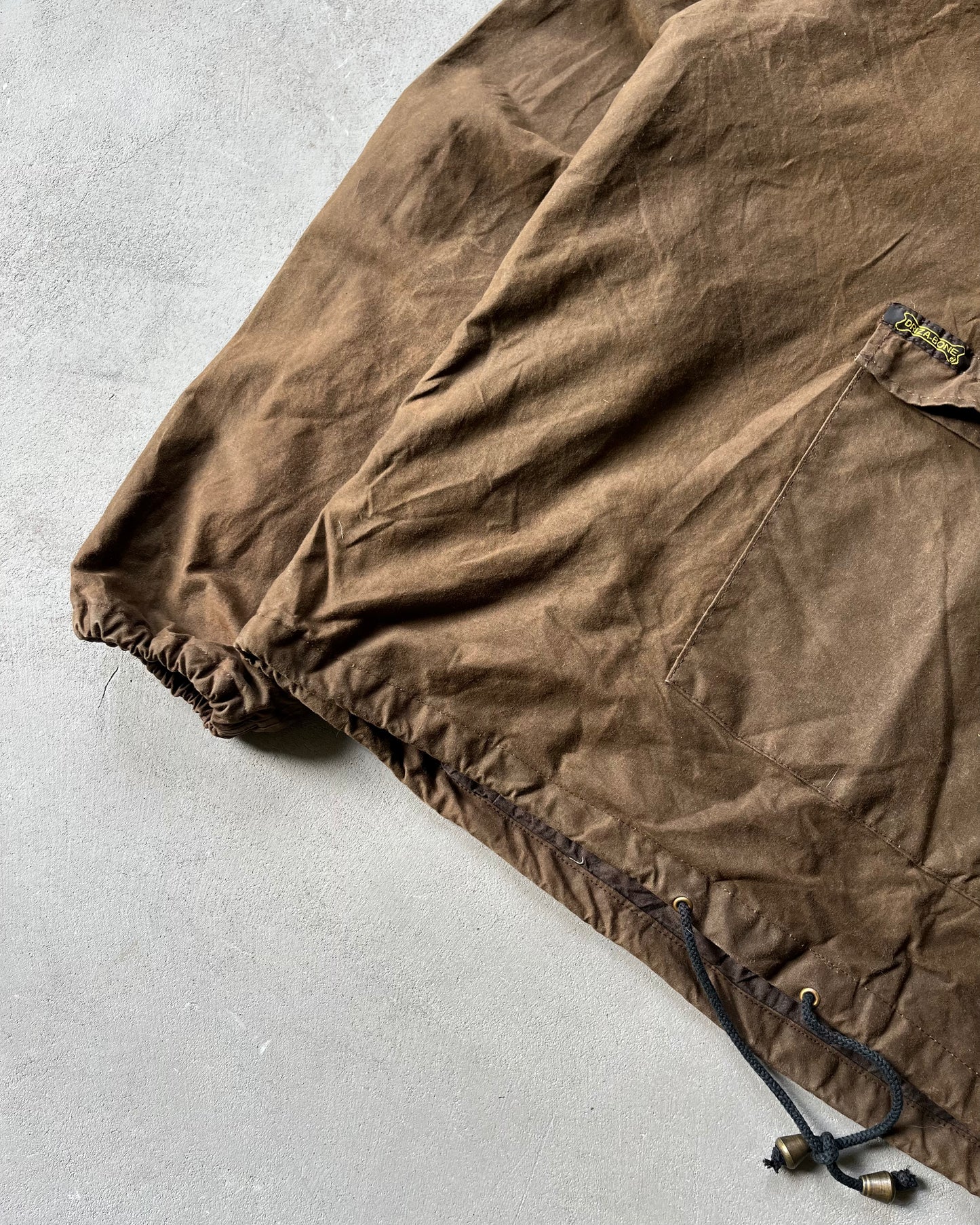 Années 90 - Parka cirée marron - XL