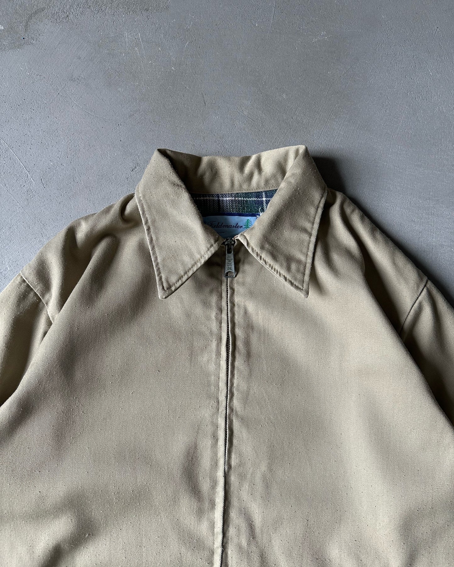 1980s - Beige Work Jacket - L