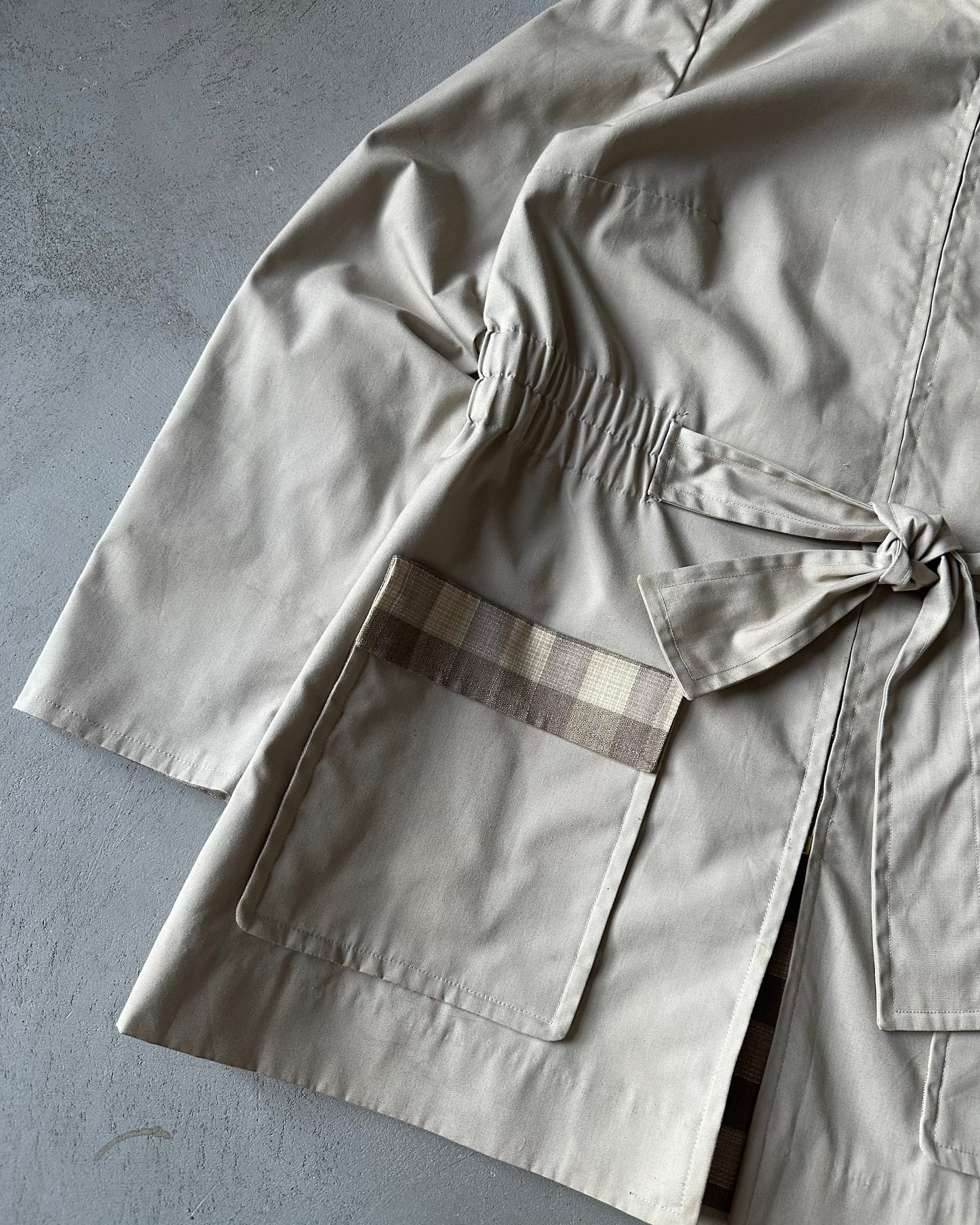 1960s - Tan Women's Belted Coat - (W)M