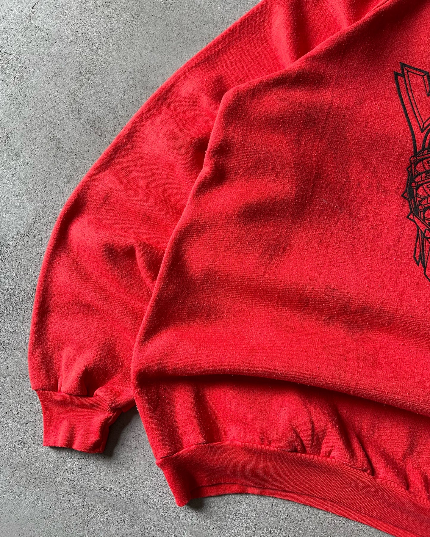1980s - Red Vortex Crewneck - XL