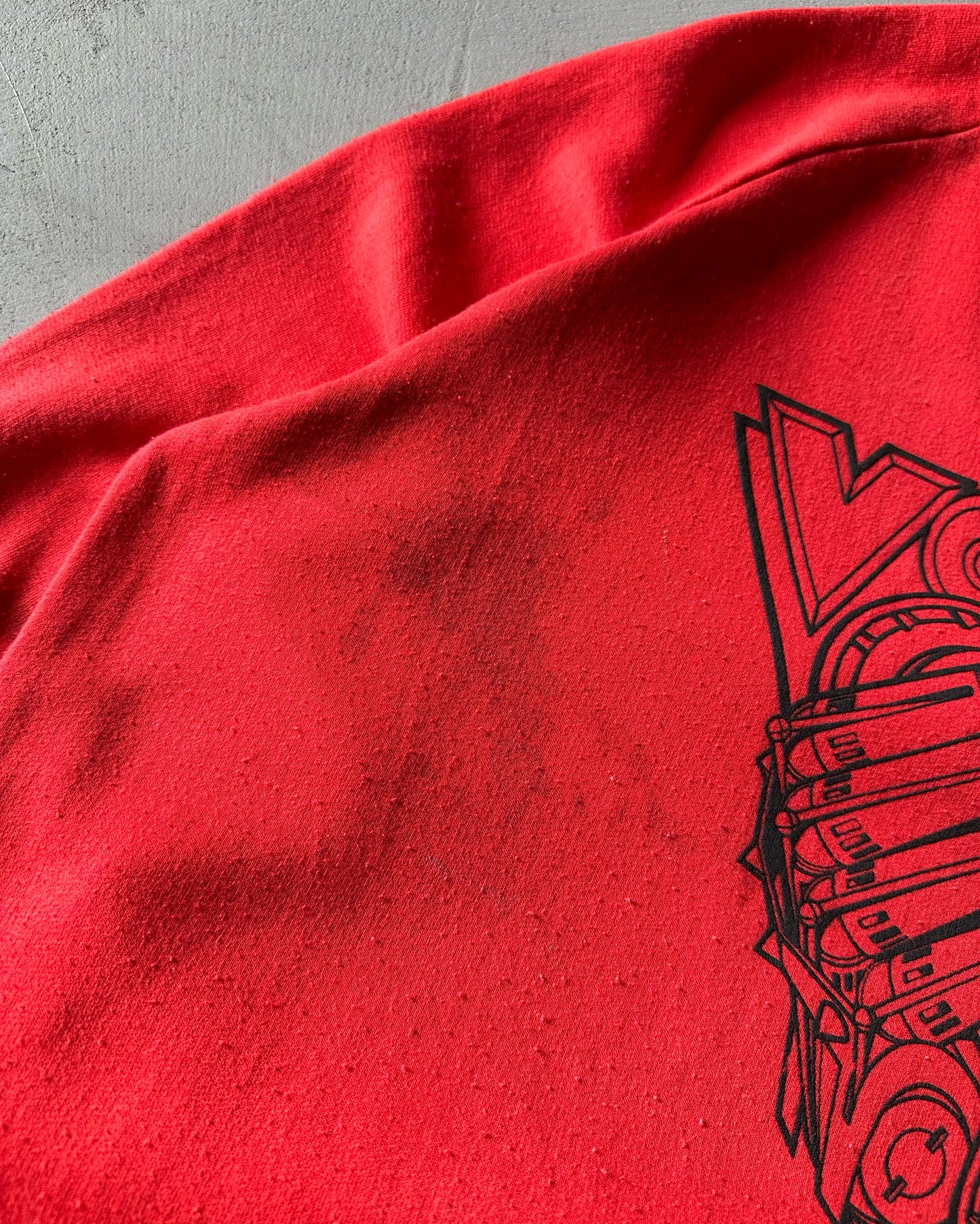1980s - Red Vortex Crewneck - XL