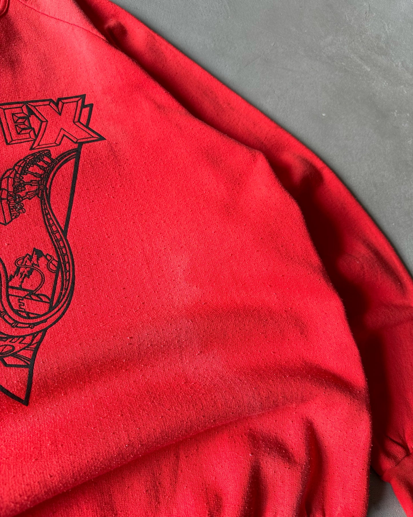 1980s - Red Vortex Crewneck - XL