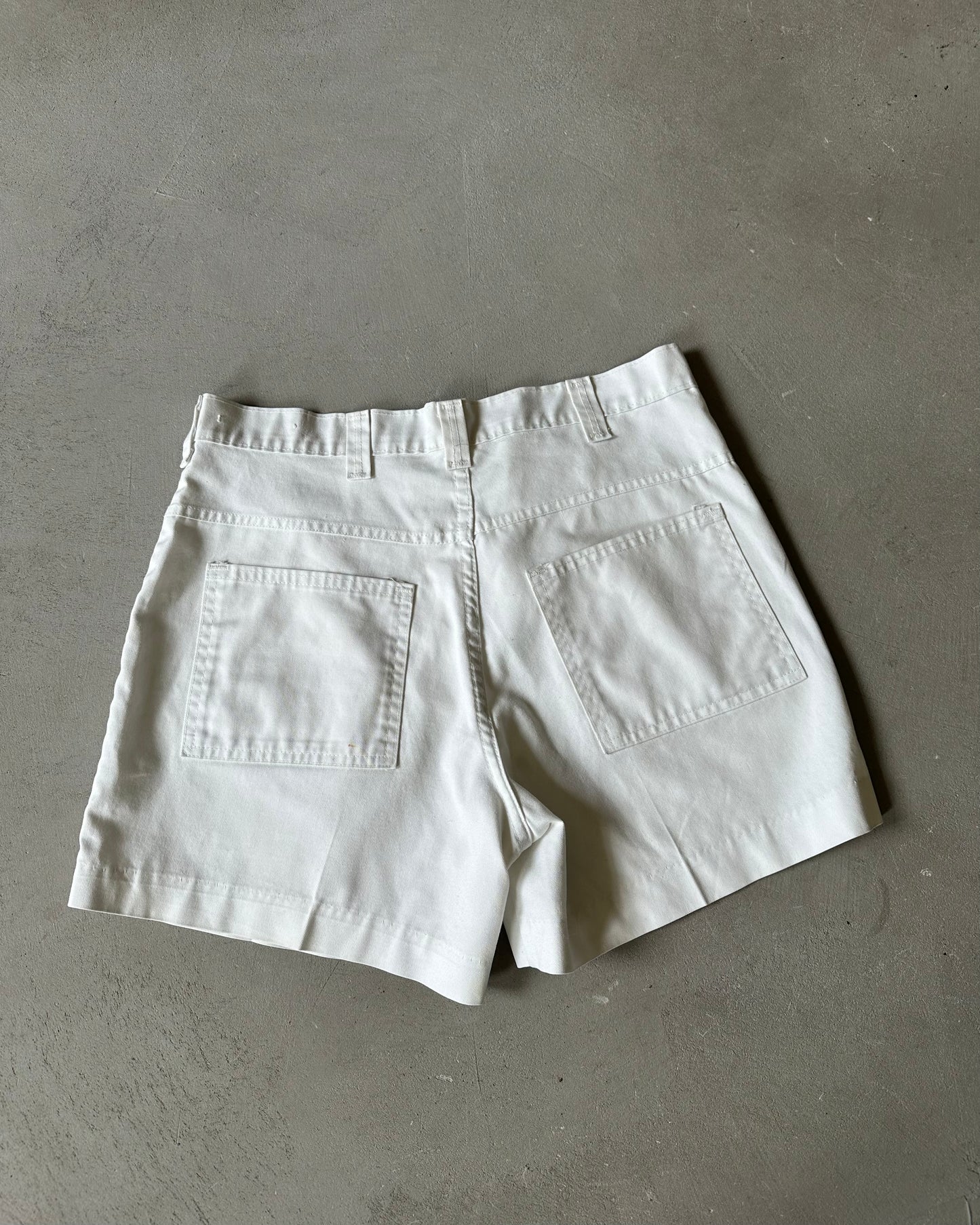 1970s - White Bush Shorts - 32