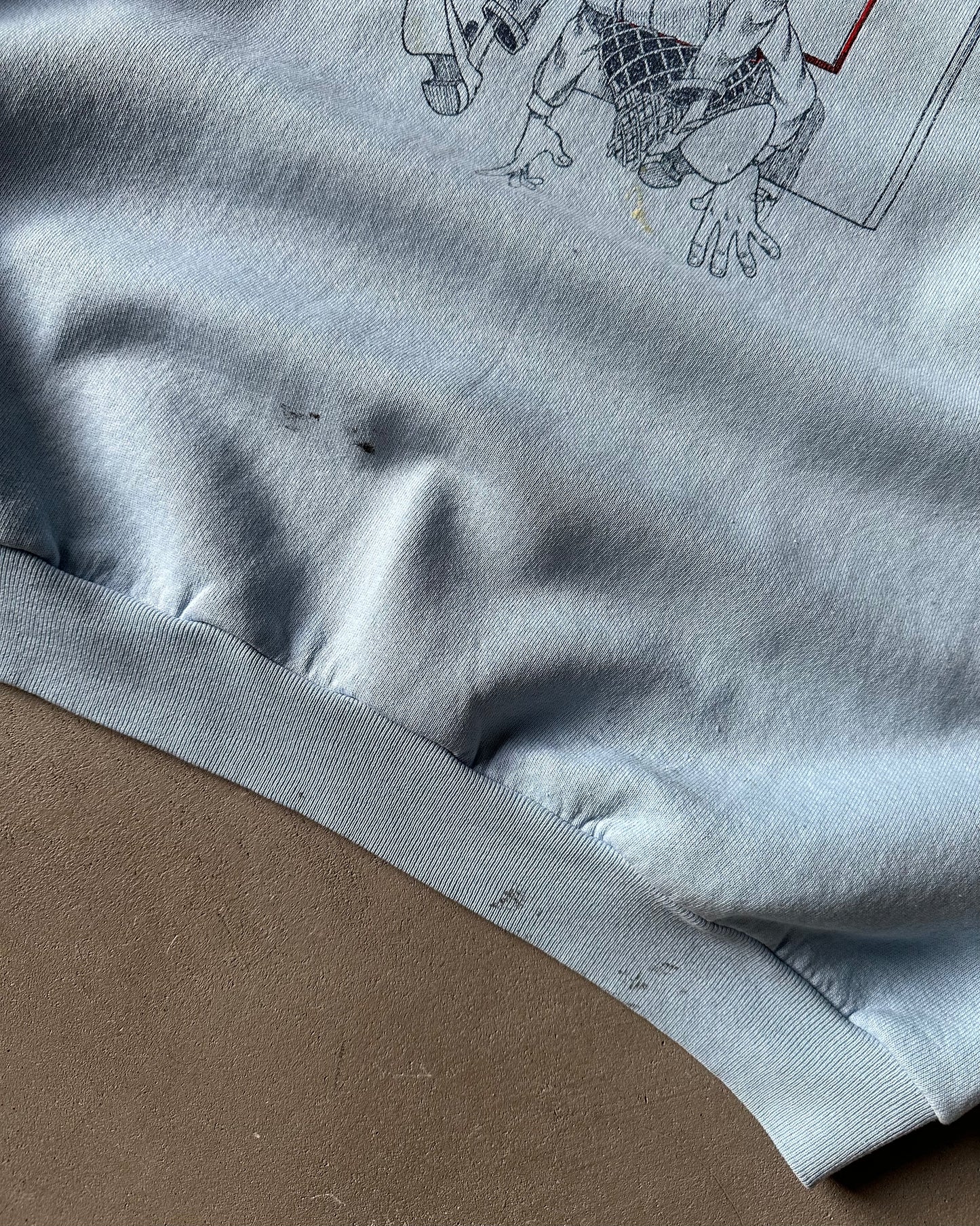 1980s - Light Blue Jiffy Lube Crewneck - L