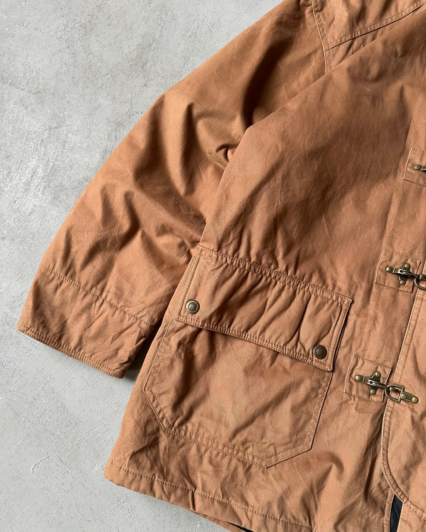 Années 2000 - Manteau de pompier matelassé en toile Duck - XL
