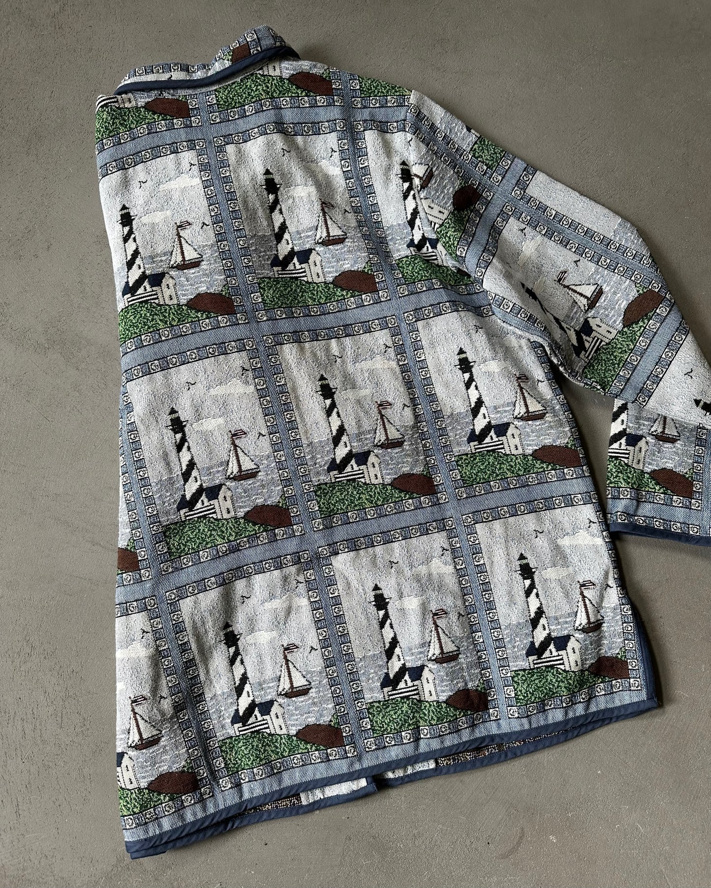 1990s - Sailing Tapestry Jacket - (W)L