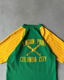 1980s - Green/Yellow "Penguin Point" Jersey - S/M