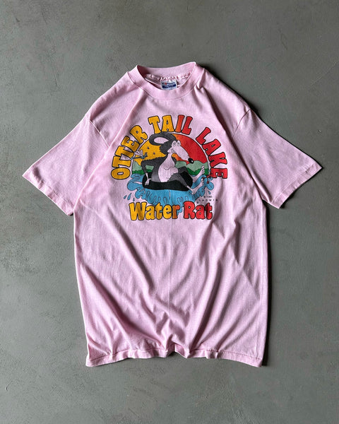 1980s - Pink "Otter Tail Lake" T-Shirt - M