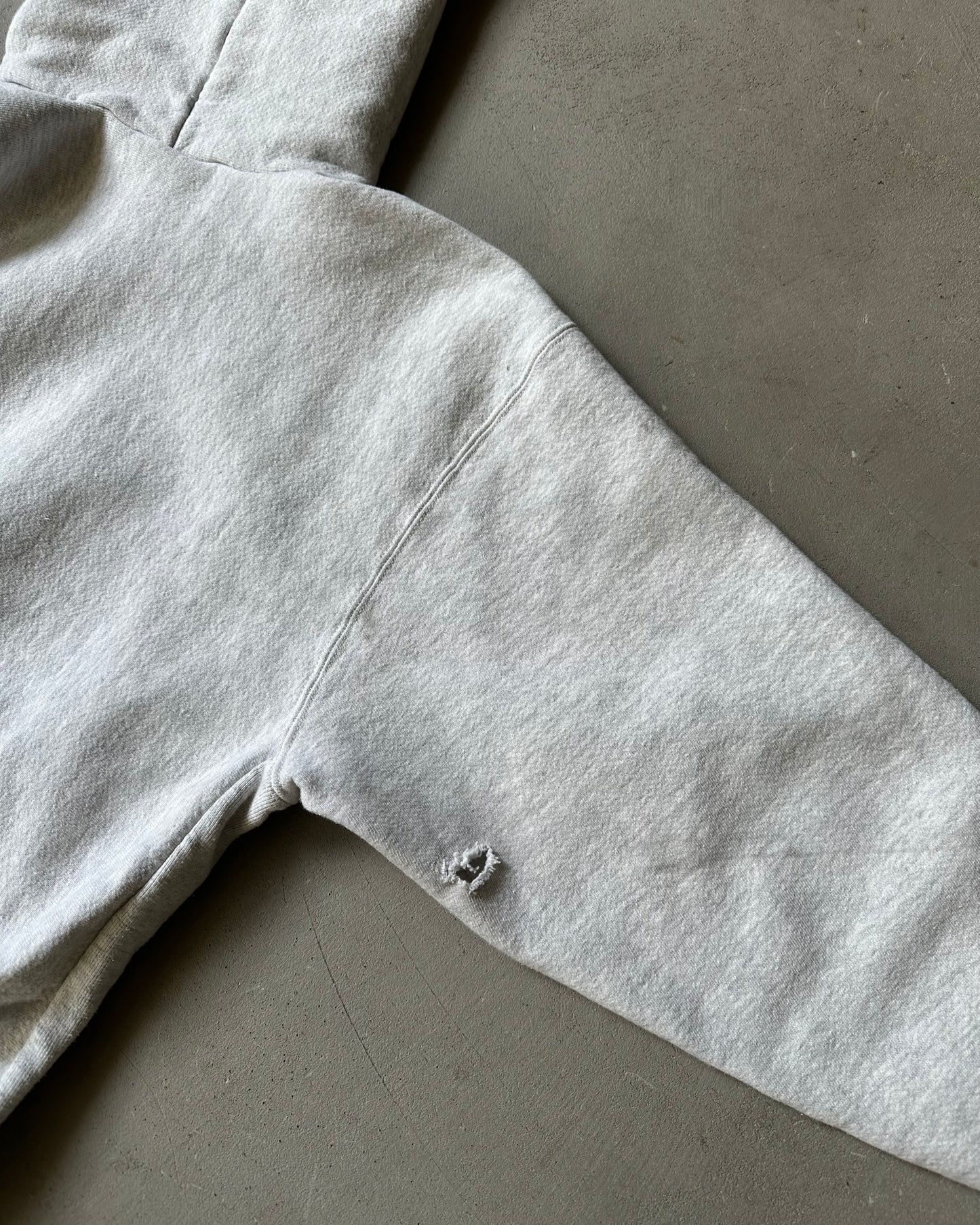1990s - Ash Grey Carhartt Hoodie - M