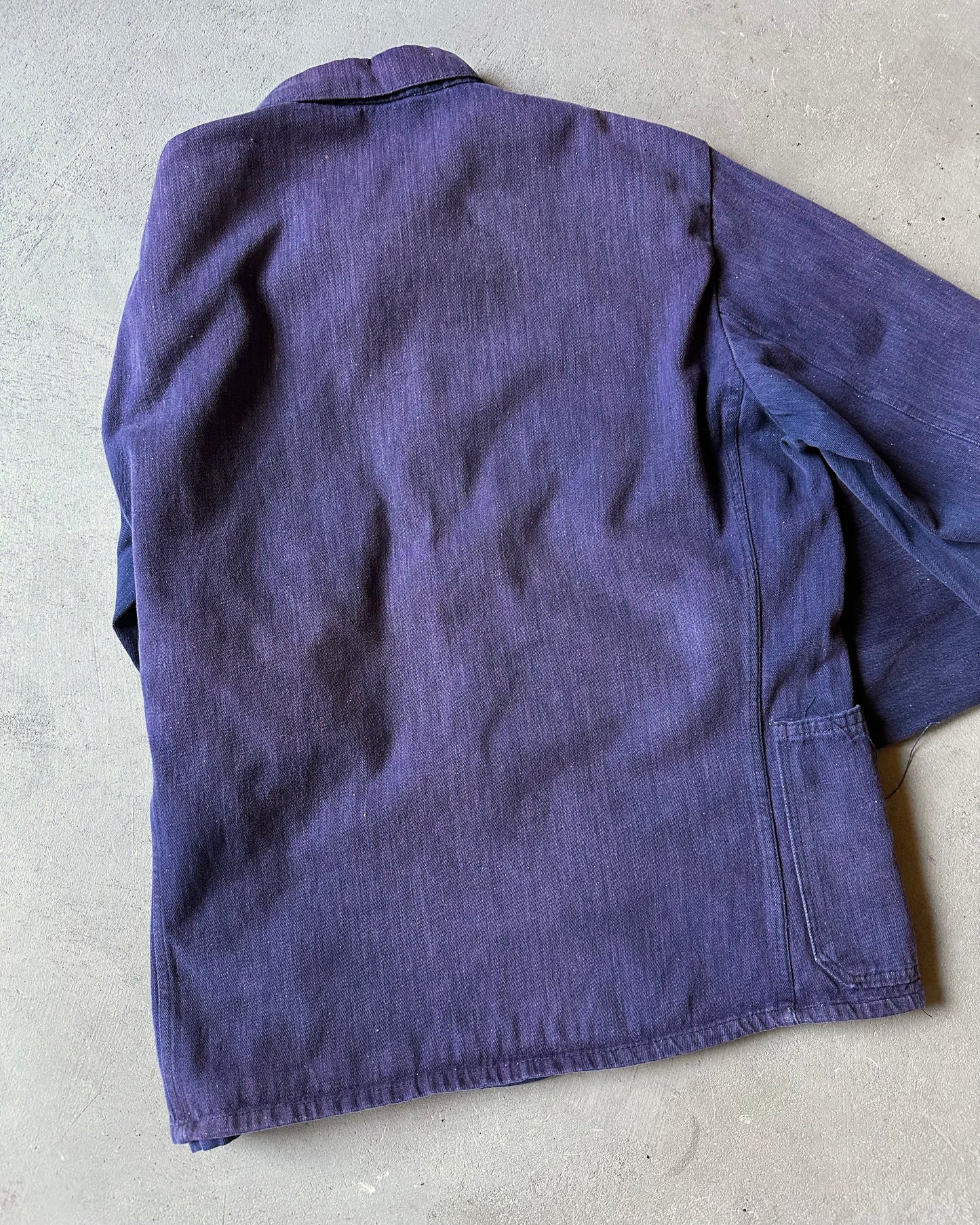 1970s - Faded Denim Euro Chore - S/M