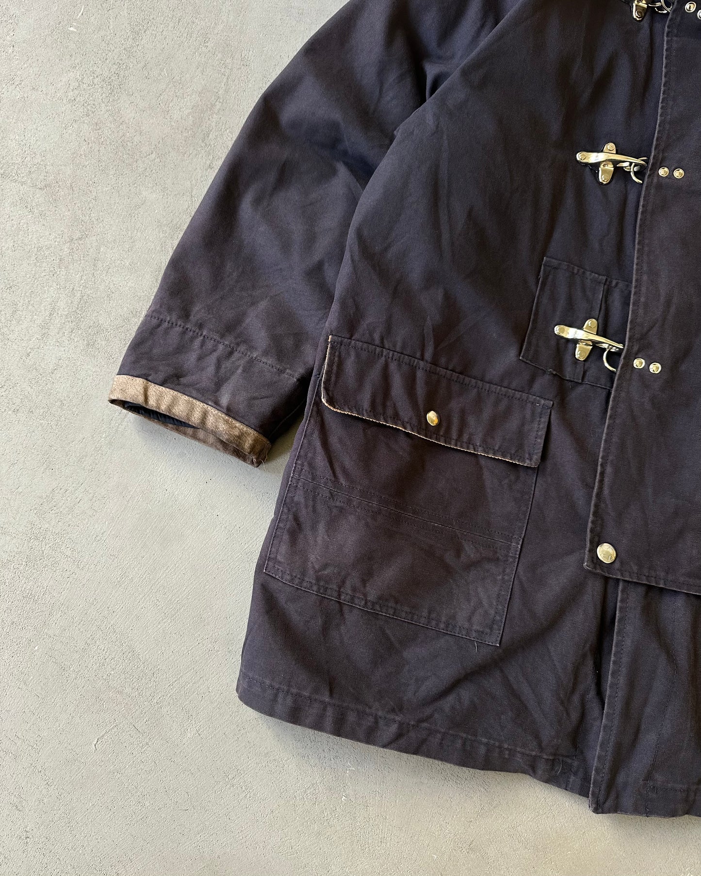 1990s - Navy Fireman Coat - XL