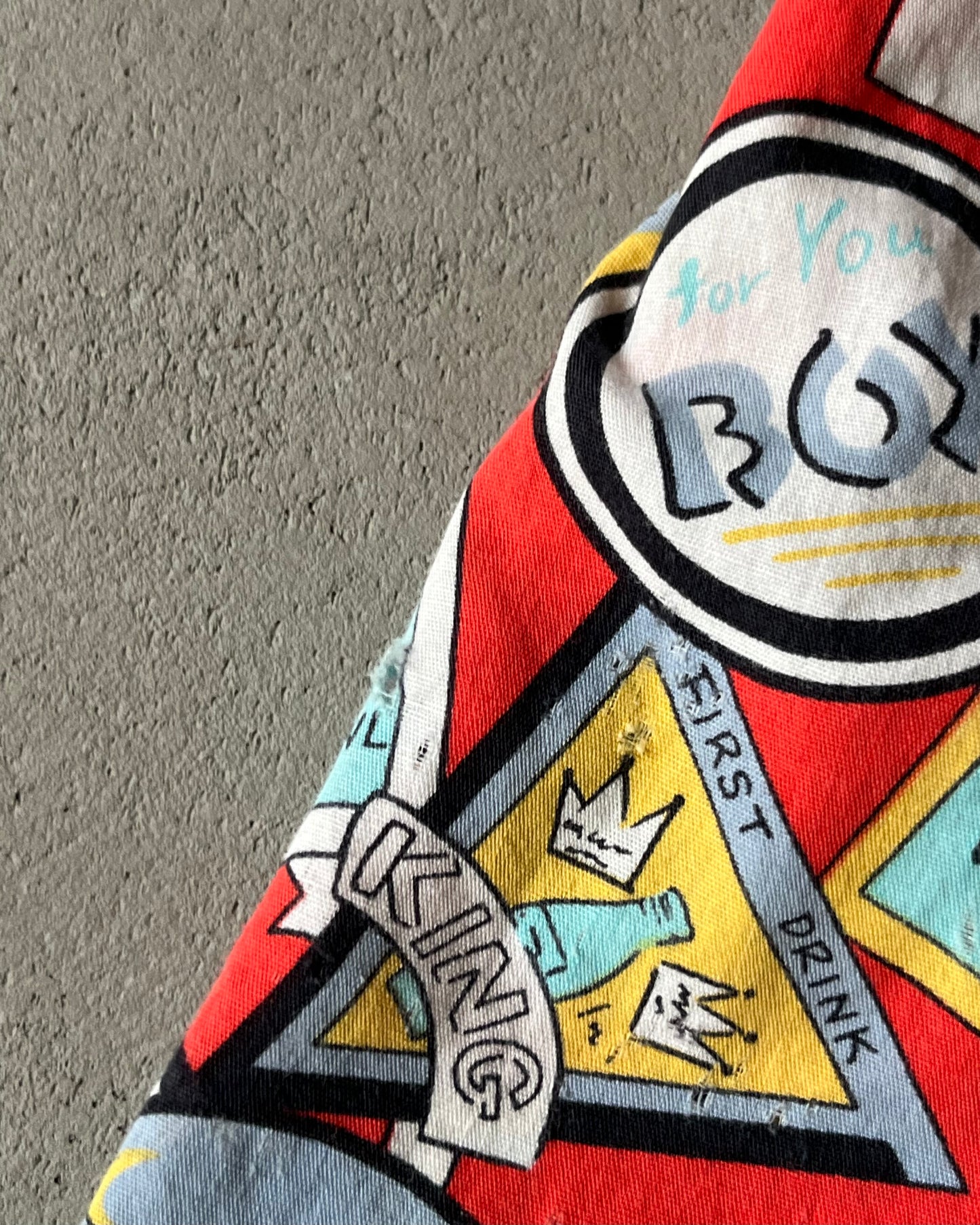 1960s - Distressed Orange Jazz Shirt - M