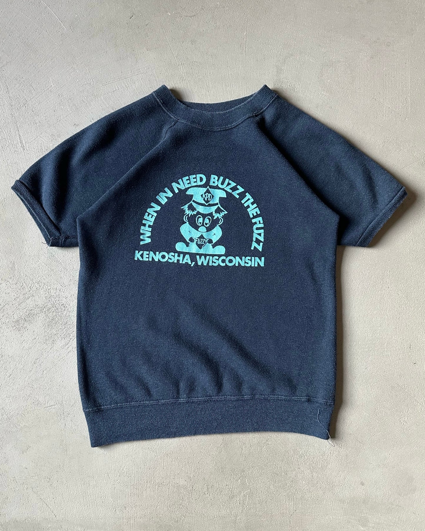 1970s - Navy "Buzz The Fuzz" Crewneck - XS