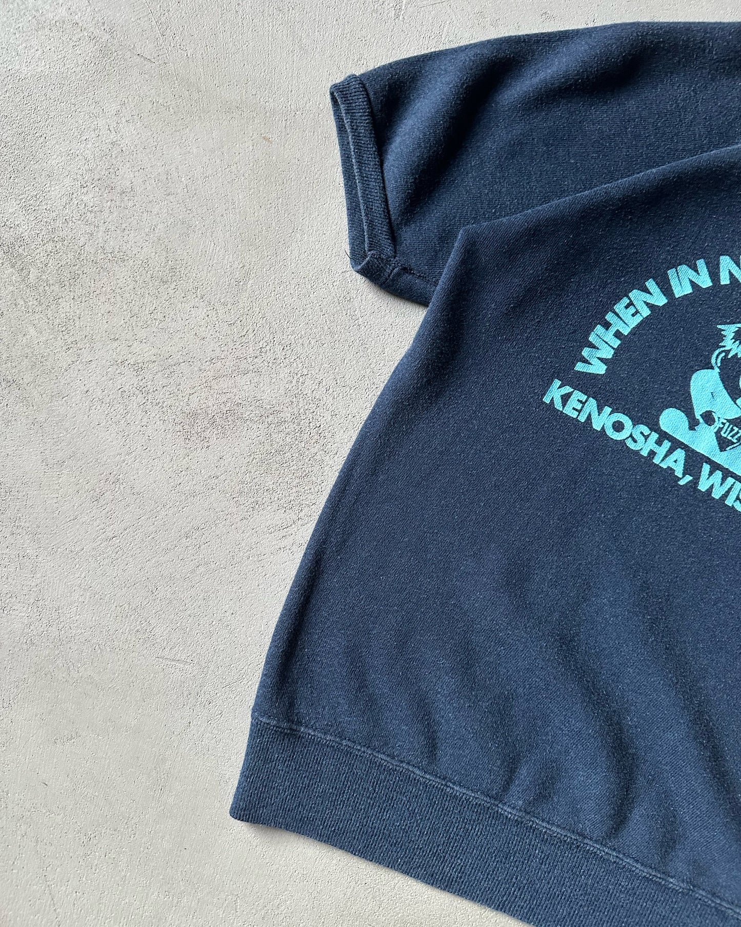 1970s - Navy "Buzz The Fuzz" Crewneck - XS