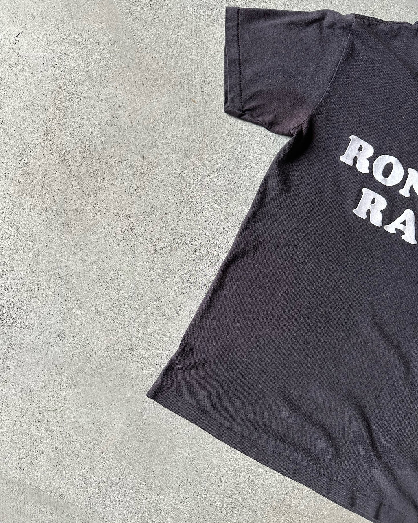 Années 80 - T-shirt noir "Ronnie Rats" - XXS/XS