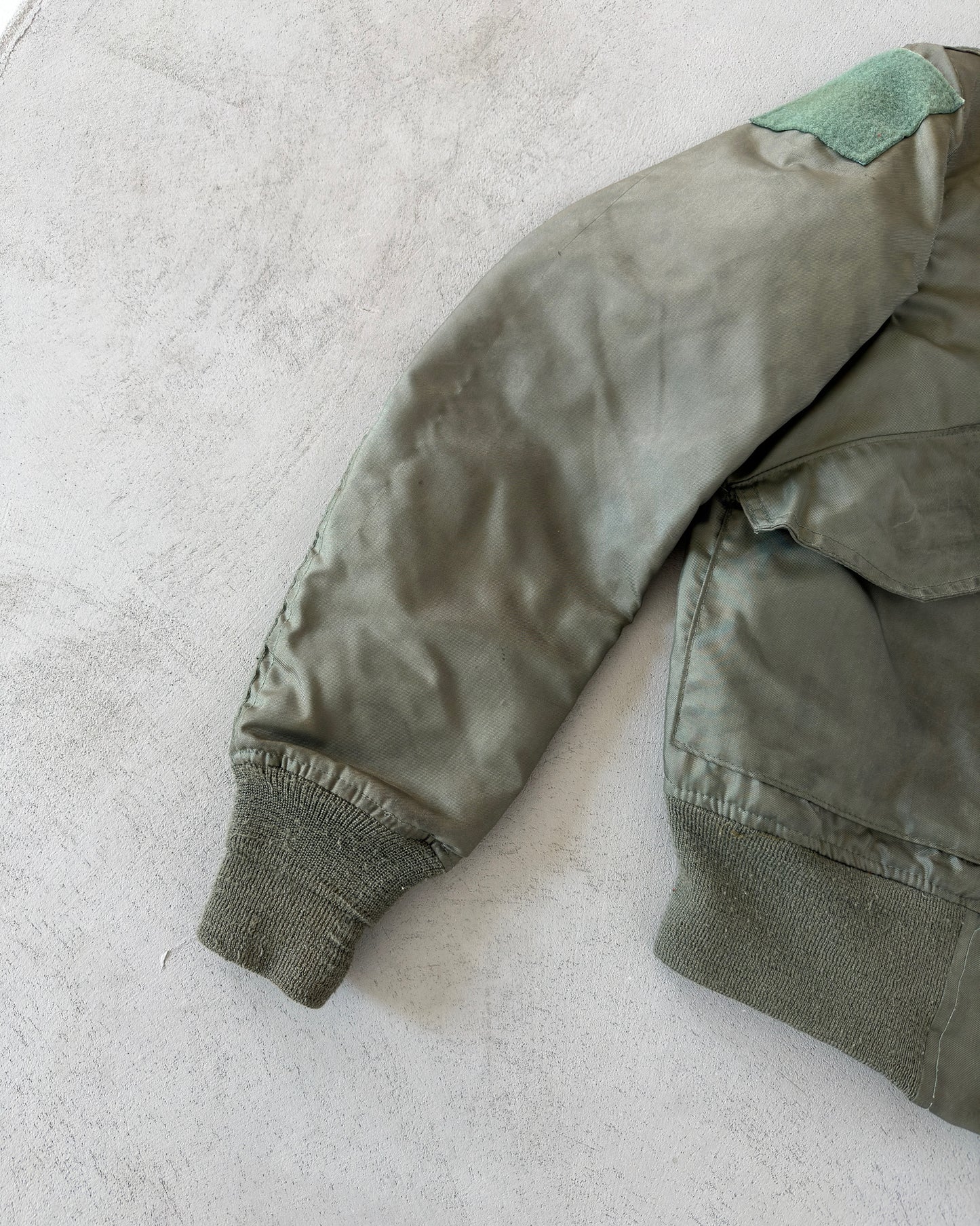 1980s - Green Alpha Industries Flyer's Jacket - S