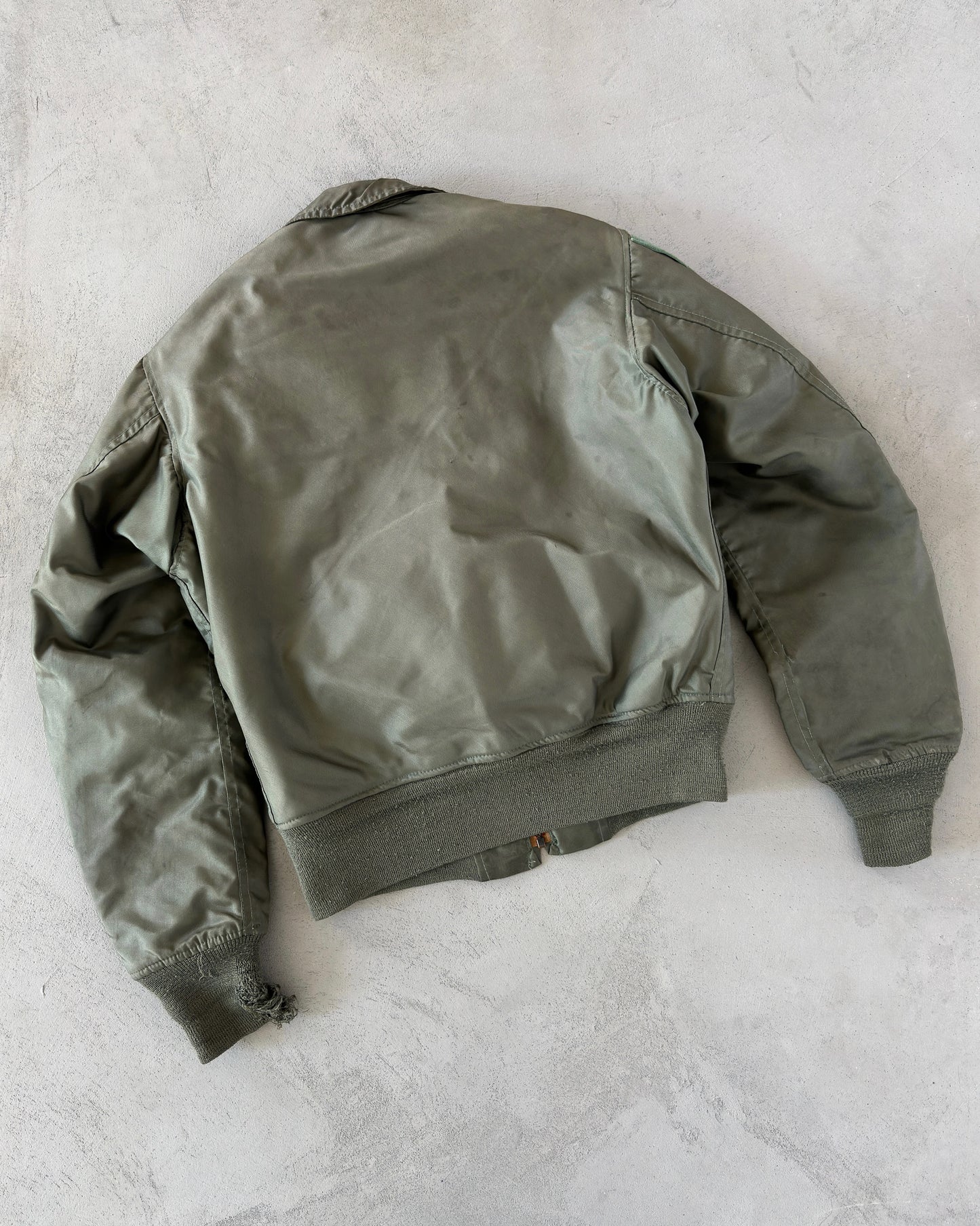 1980s - Green Alpha Industries Flyer's Jacket - S