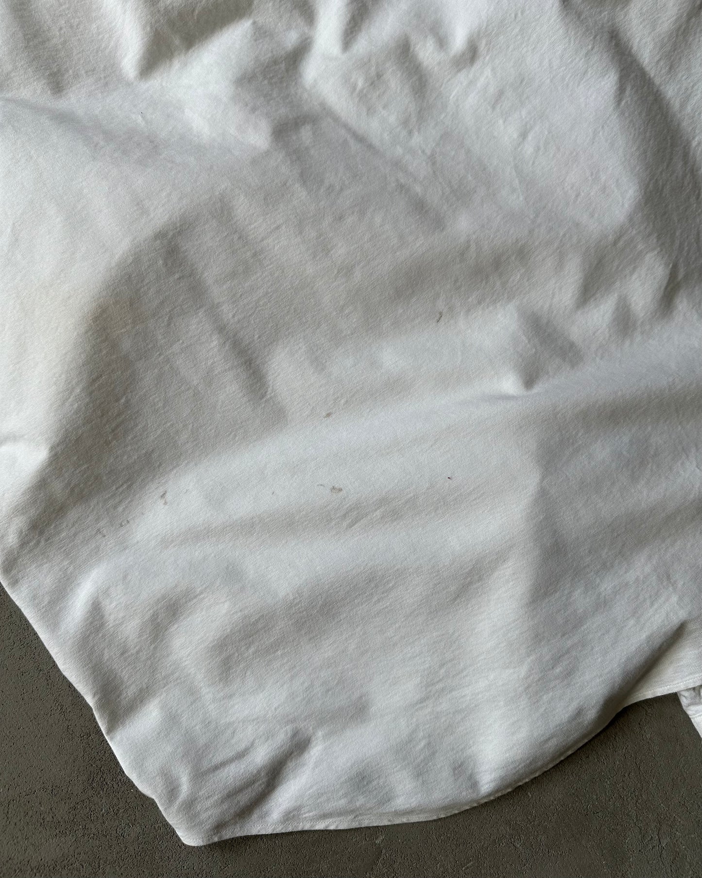 1990s - White Ralph Lauren Shirt - M