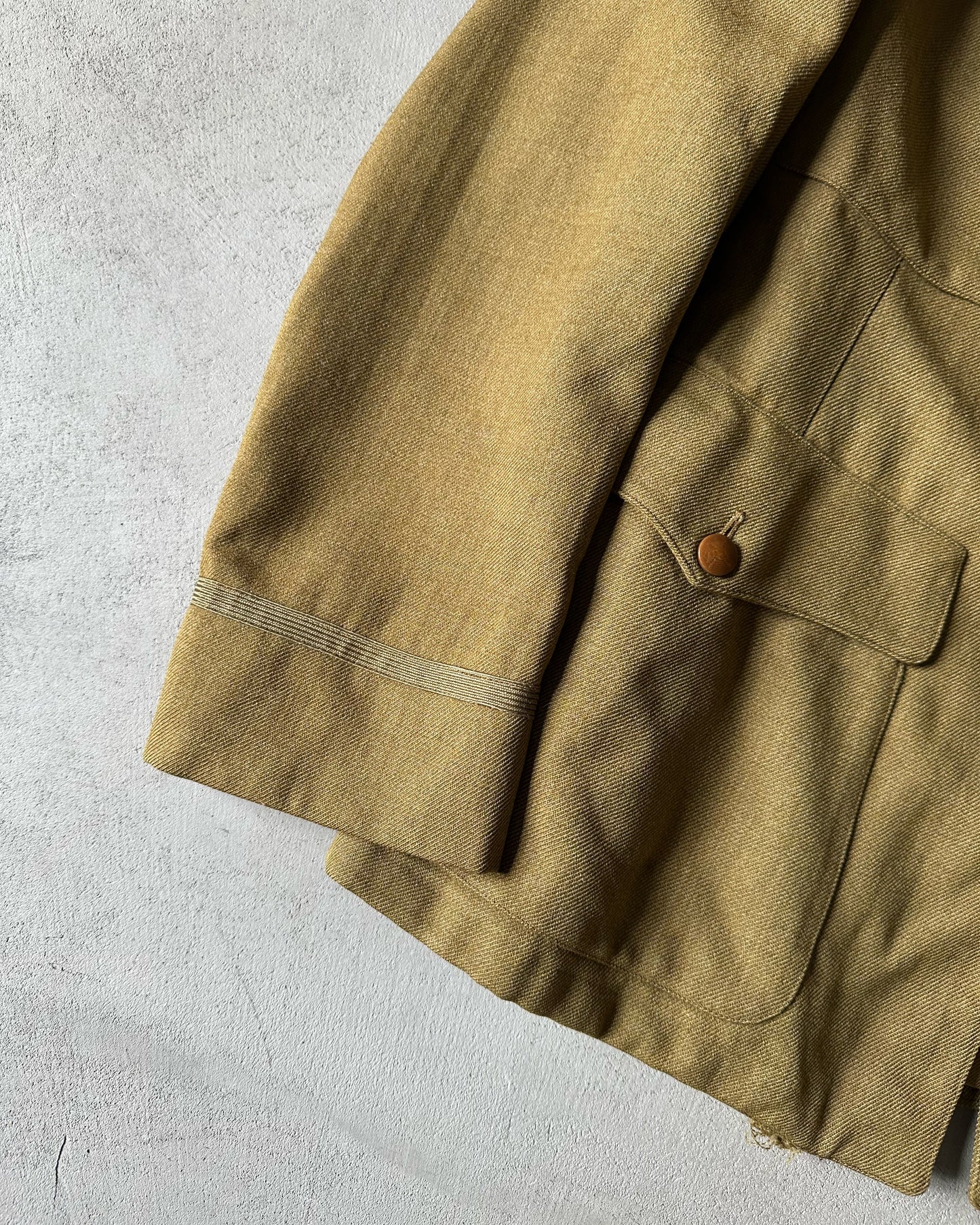 1940s - Sage Green Parker, Bridget & Co Military Jacket - XS